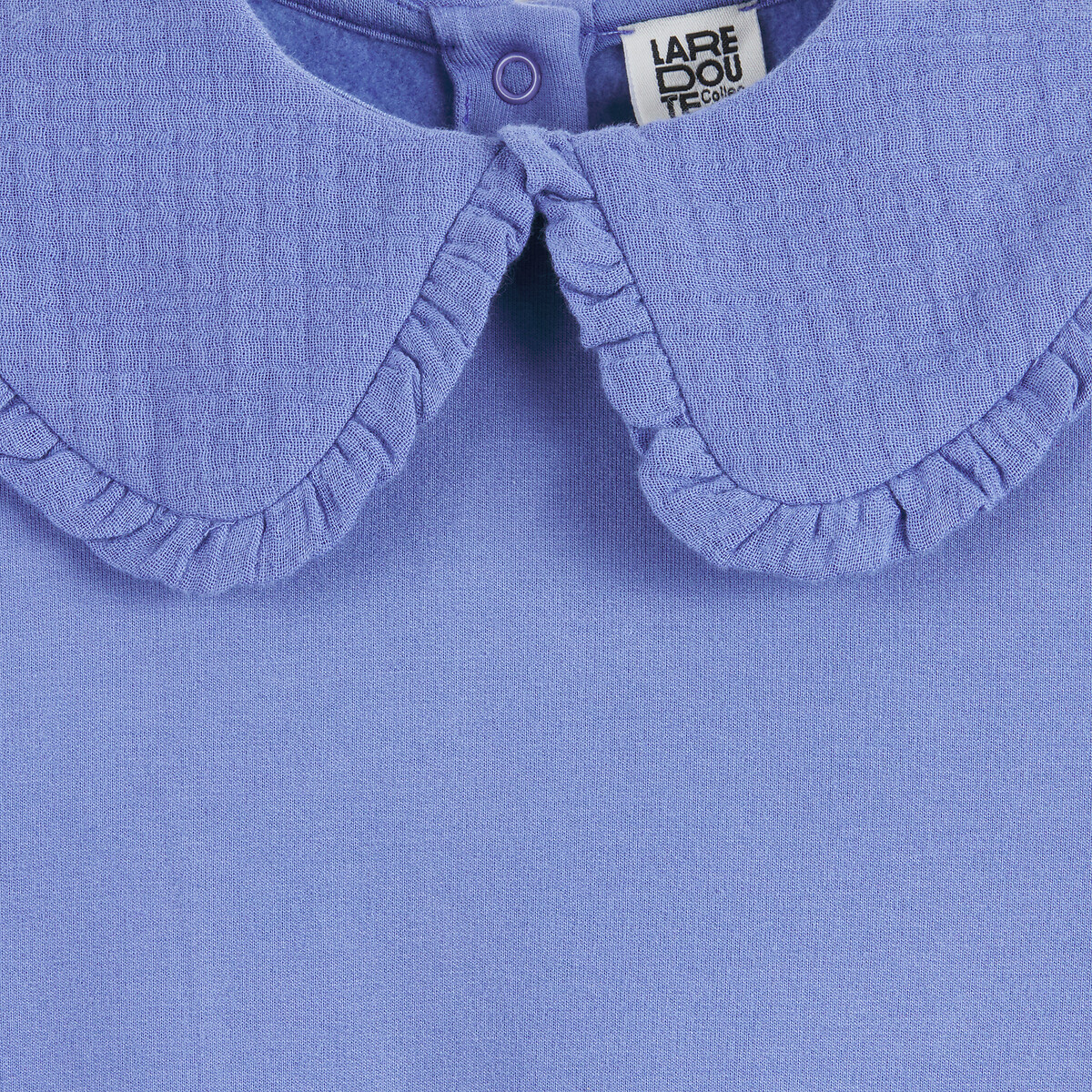 Peter Pan Collar Sweatshirt blue, LA REDOUTE COLLECTIONS