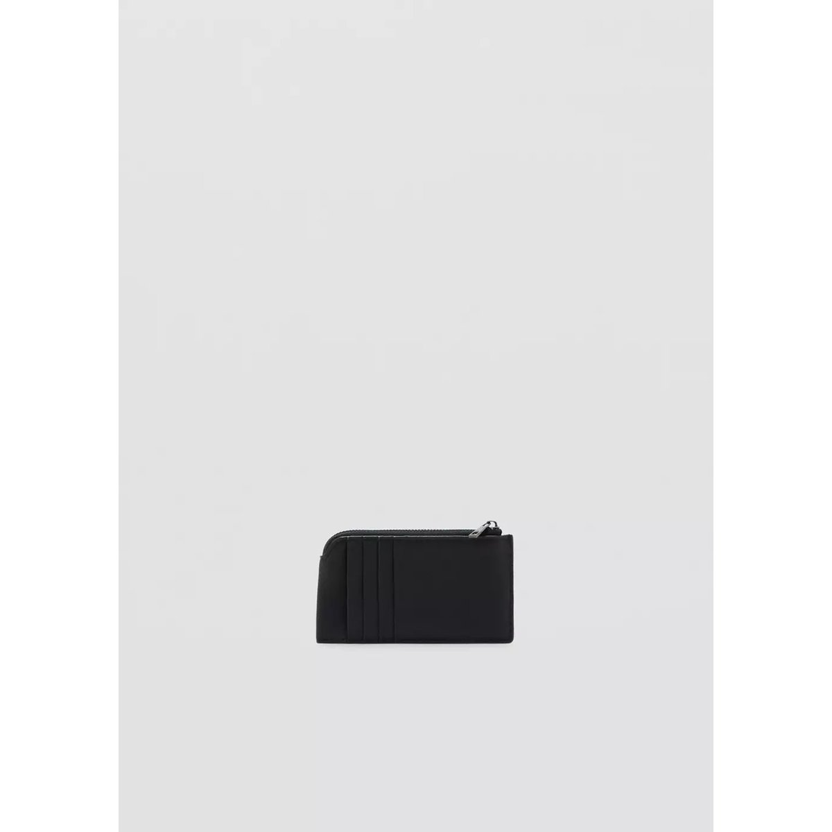 Porte-monnaie simili-cuir noir, MANGO MAN