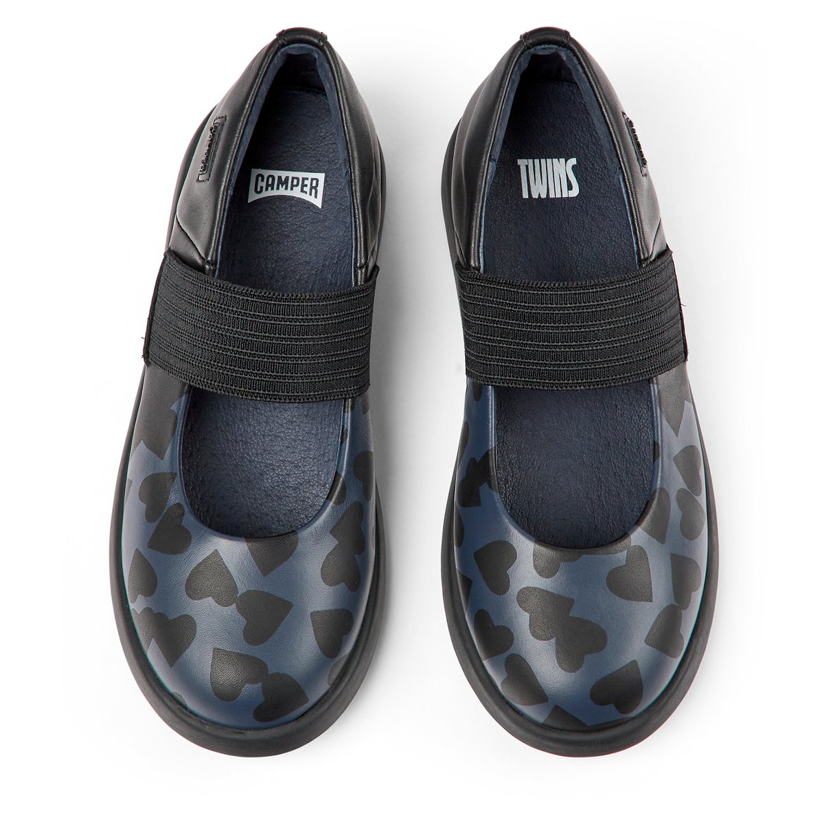 Ballerines Duet Twins noir, CAMPER