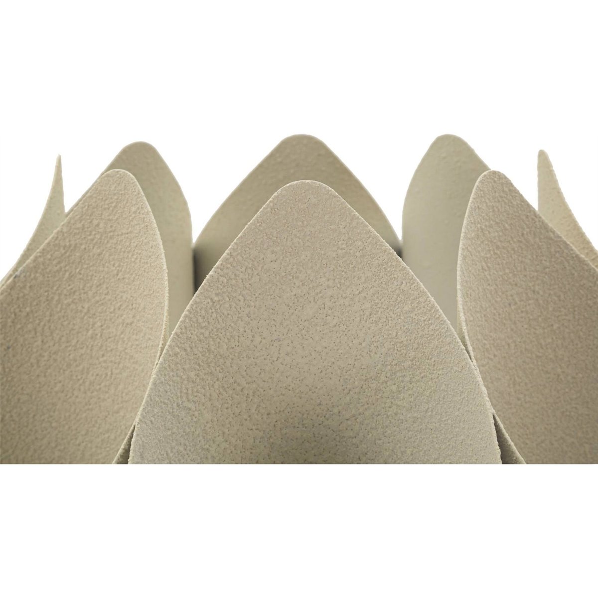 Lampadaire sculptural en fer ajouré MODERN crème, RECOLLECTION