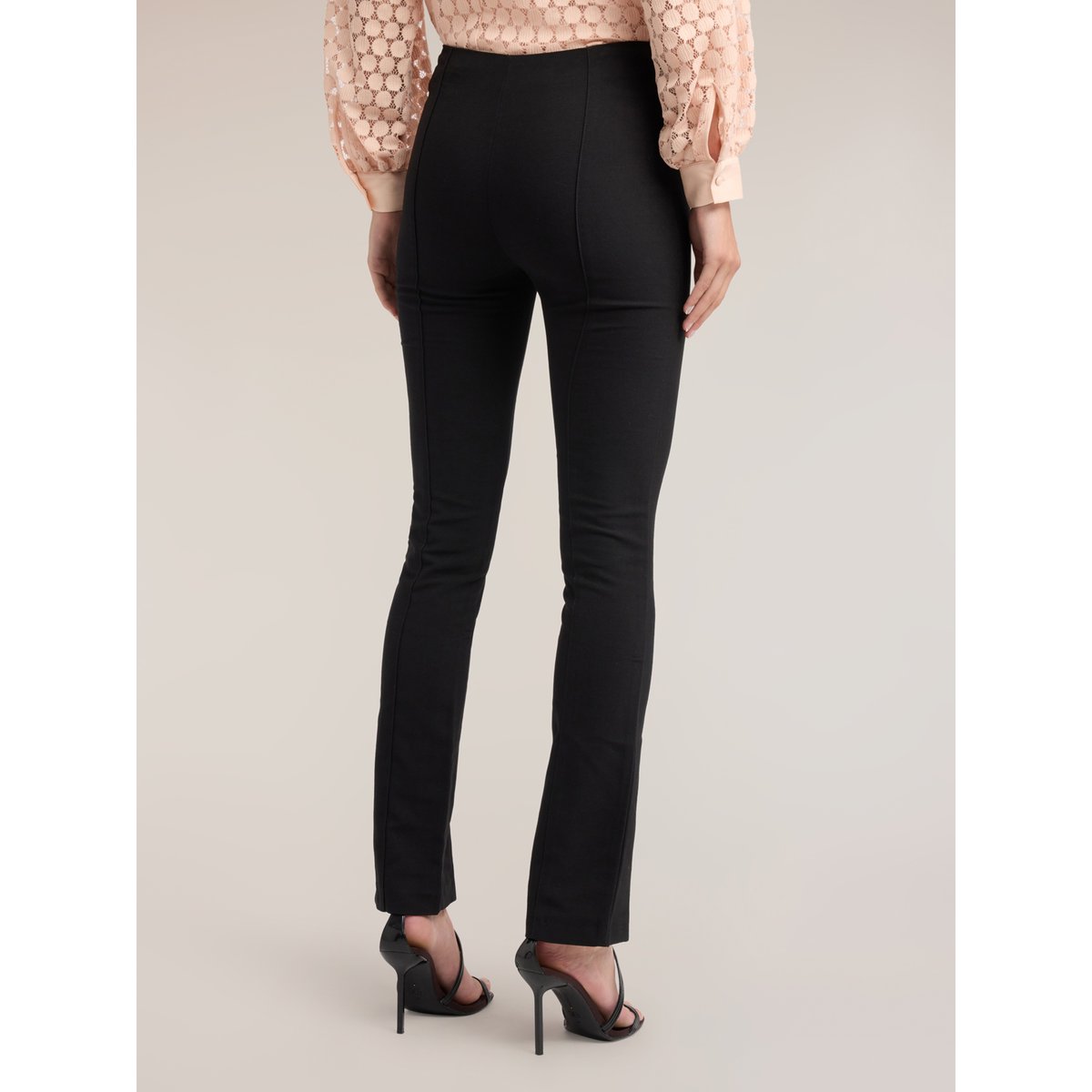 Pantalon slim avec fente noir, MOTIVI