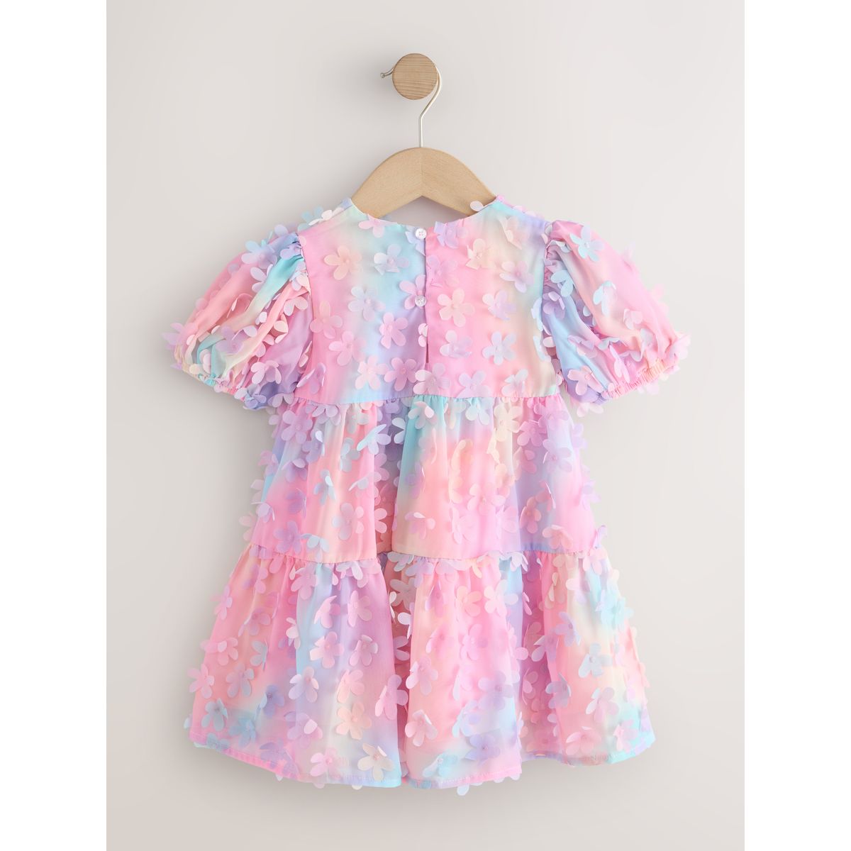 Robe à manches courtes fleurs 3d arc-en-ciel, NEXT