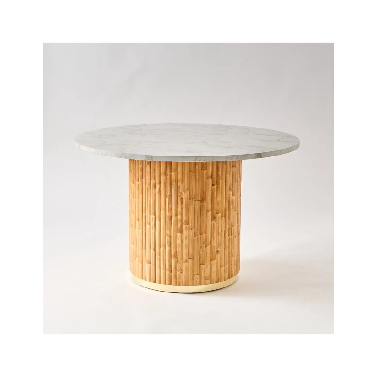 Table ronde de repas plateau blanc Dia 120 blanc, KOK