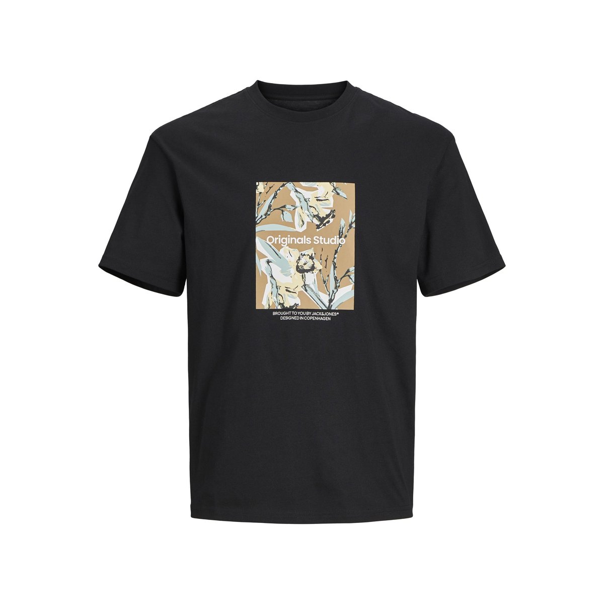 T-Shirt noire - black, JACK & JONES