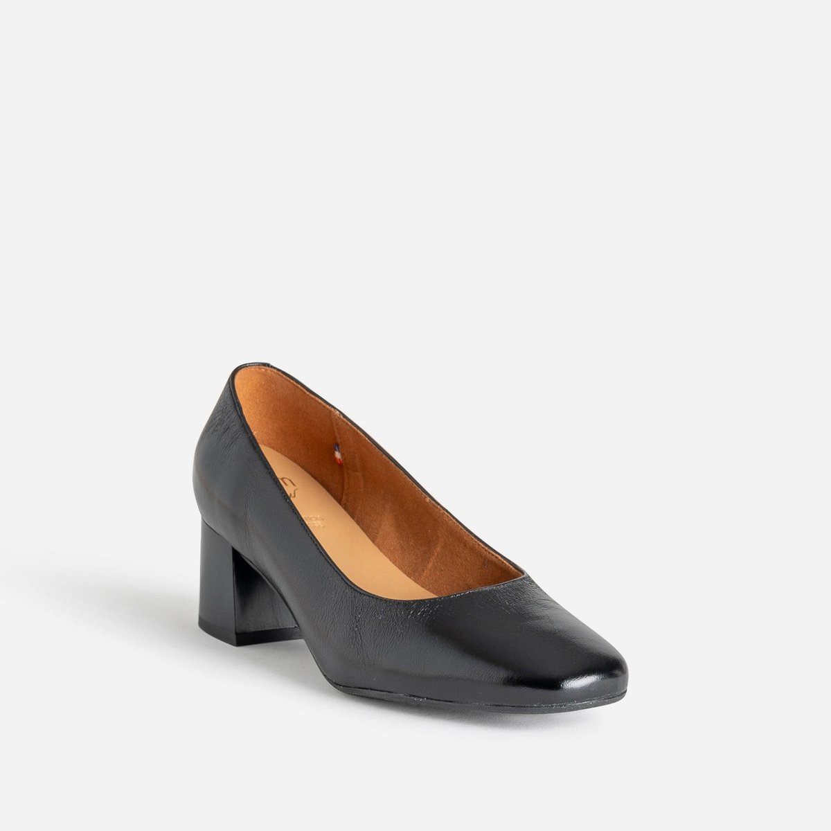 Escarpin en cuir BONCIA noir, ERAM