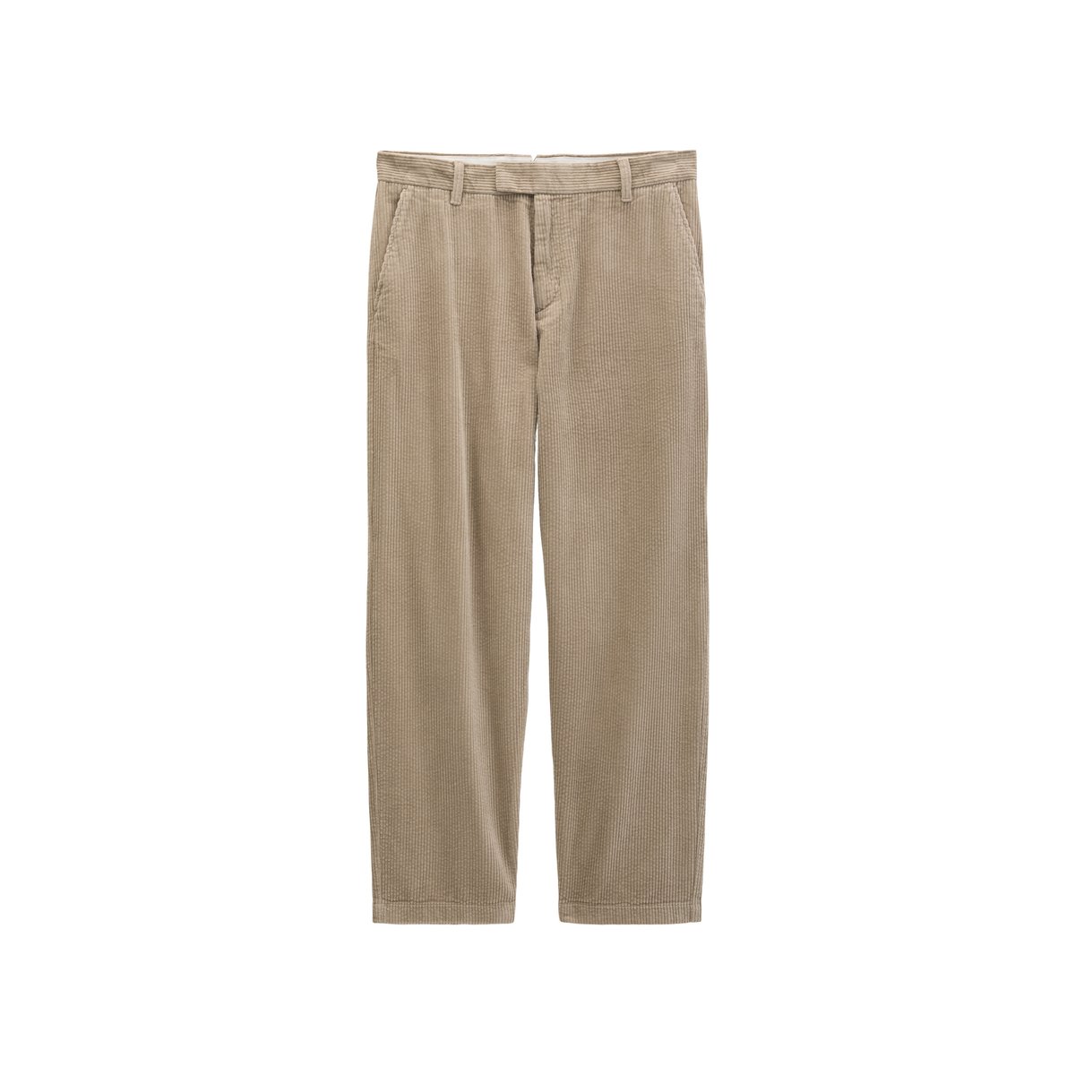 Pantalon en velours côtelé, modèle Bent relaxed en pur coton biologique beige, MARC O'POLO