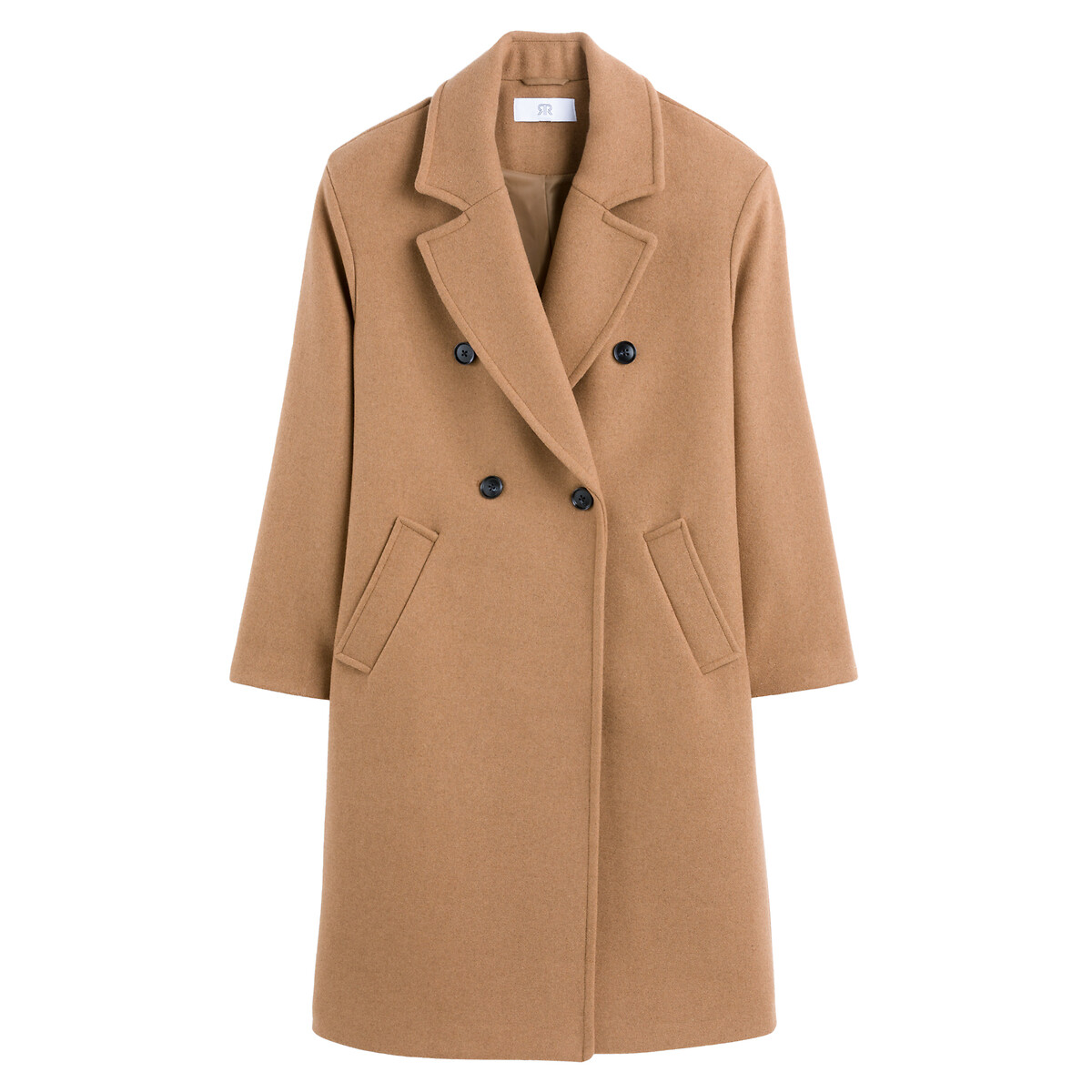 Manteau drap laine mélangée, Signature BARNABE camel, LA REDOUTE COLLECTIONS