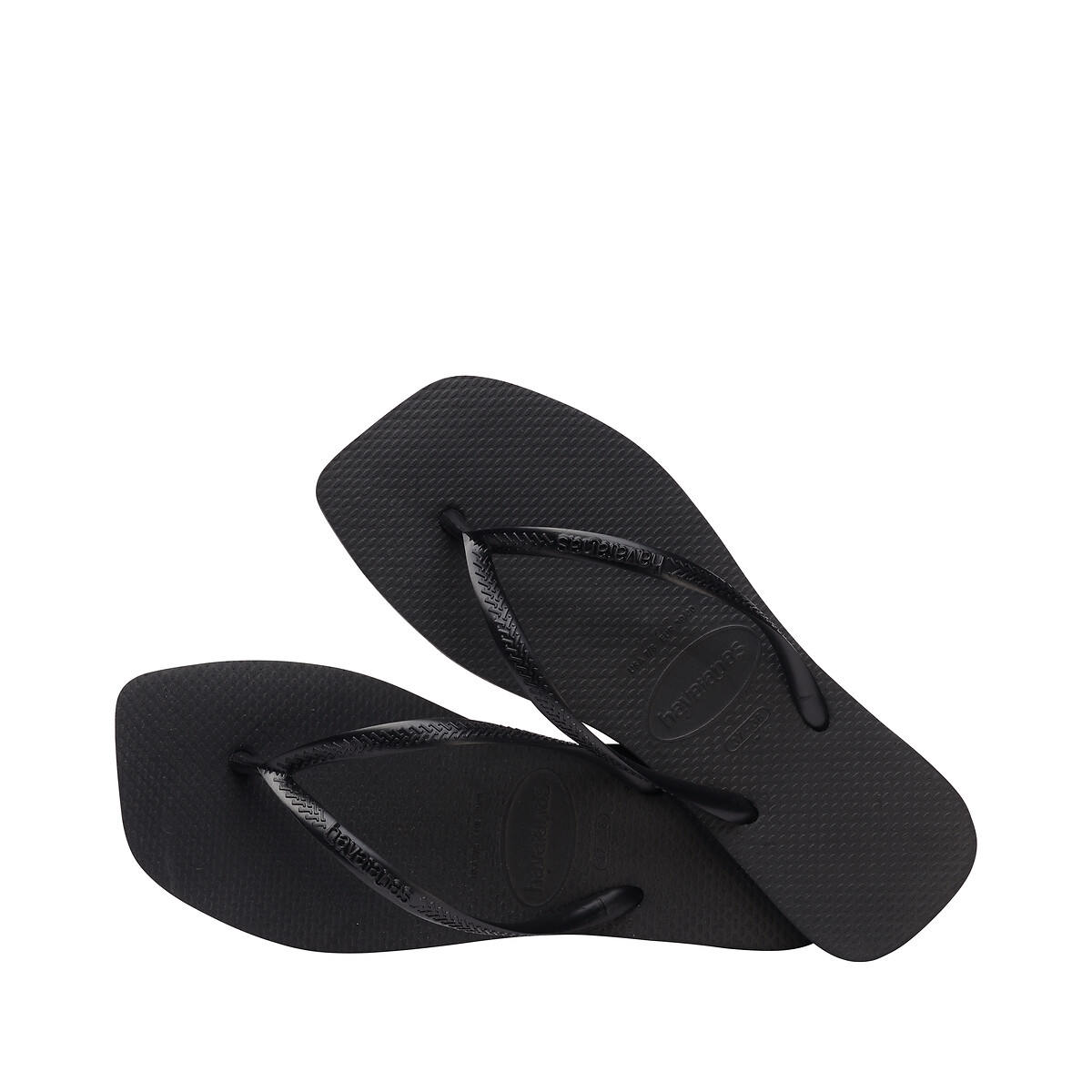Slim Square Flip Flops black, HAVAIANAS