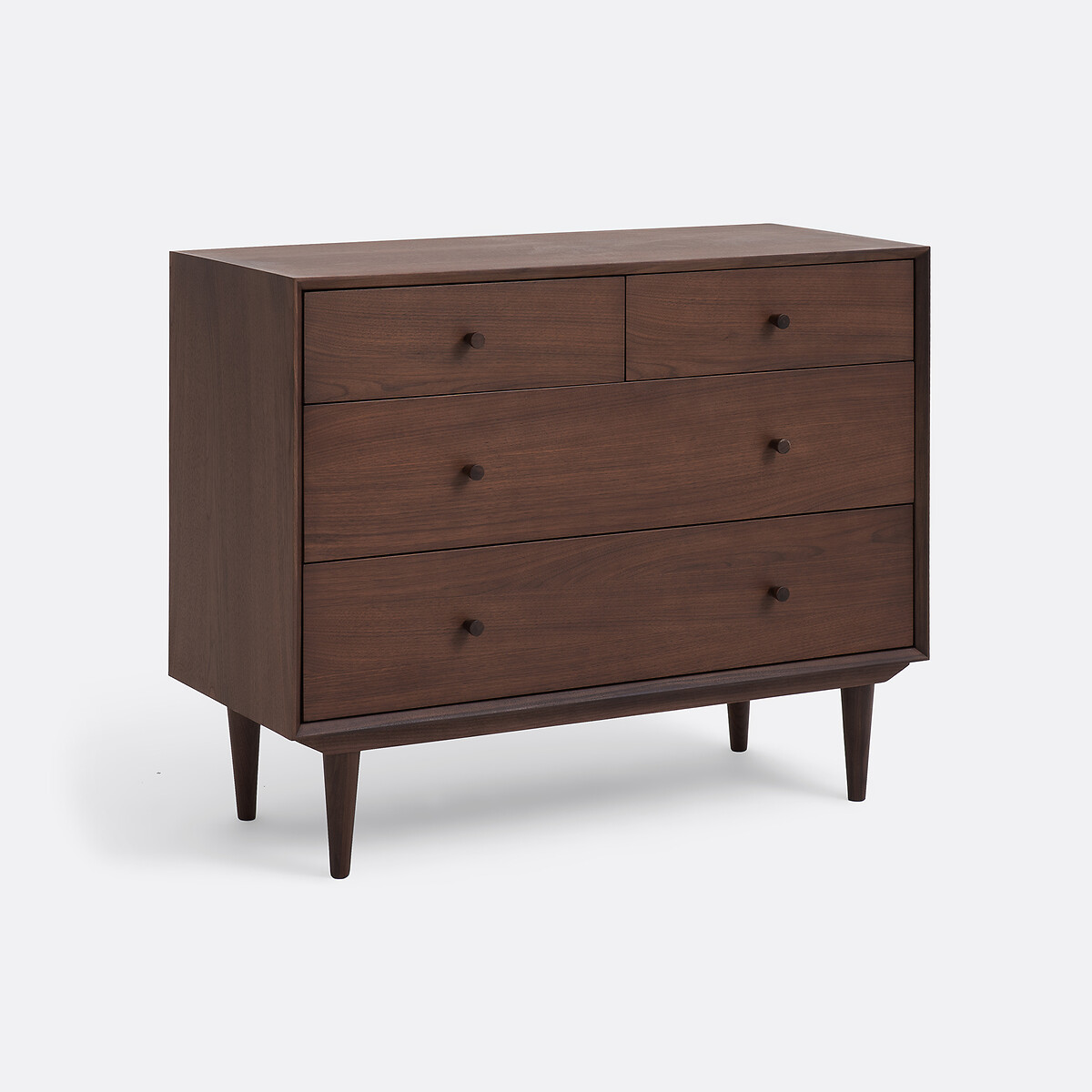 Commode vintage 4 tiroirs, QUILDA noyer, LA REDOUTE INTERIEURS
