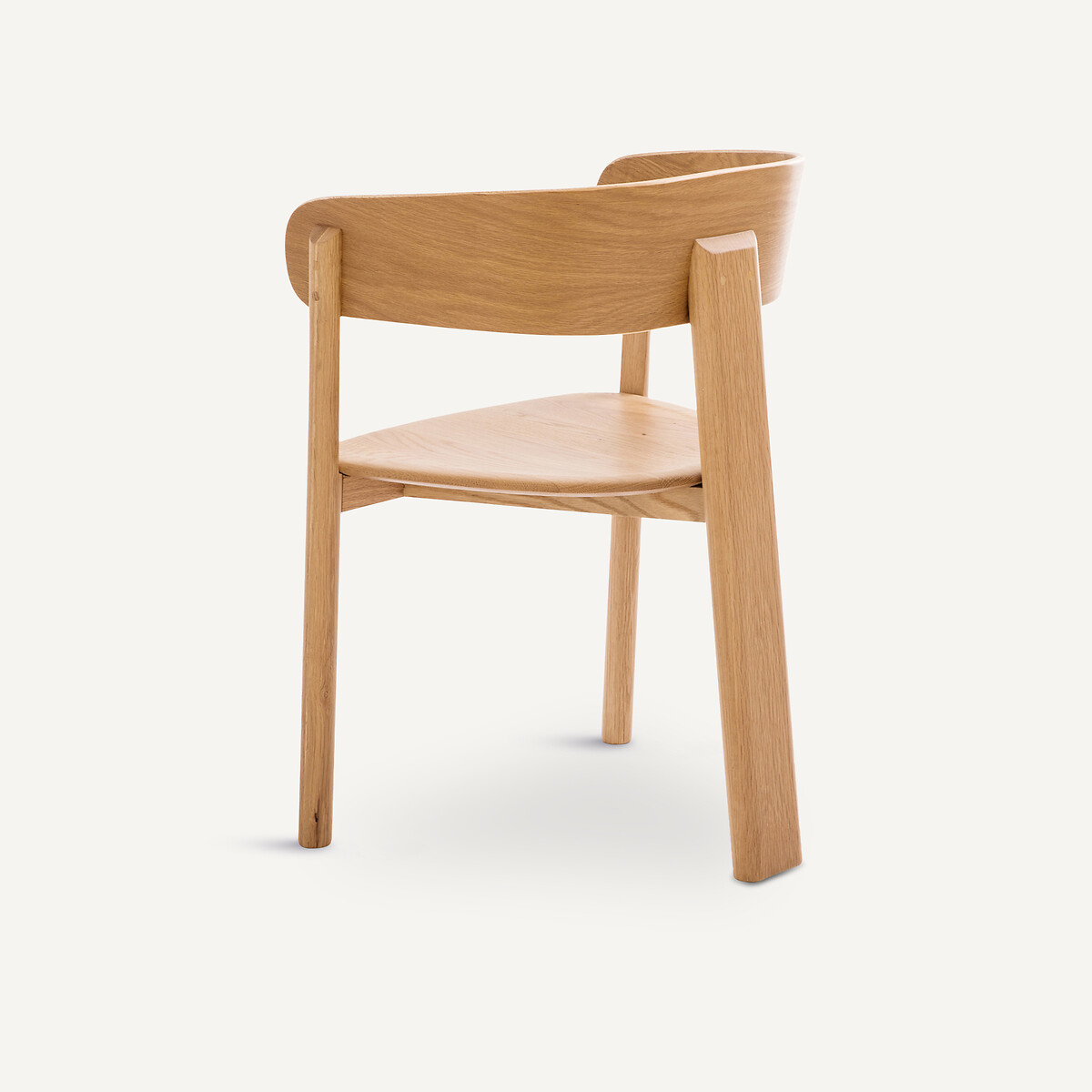 Tischsessel, 3 Beine, aus massiver Eiche, Marais, Design Emmanuel Gallina eiche, EMMANUEL GALLINA X AM.PM