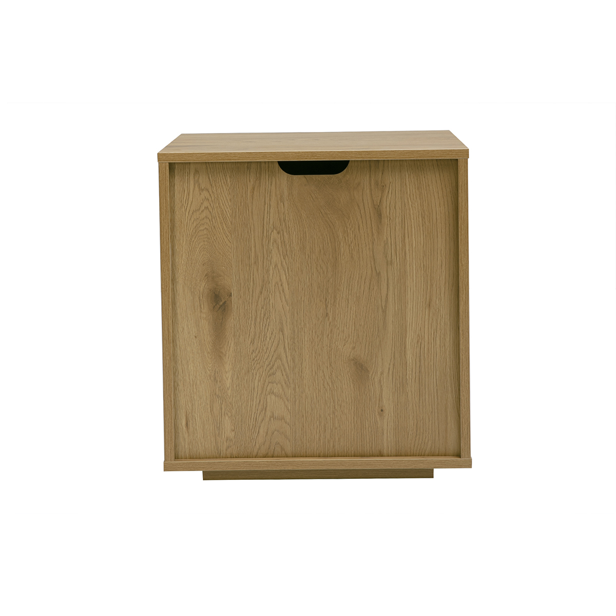 Table de chevet 2 tiroirs finition bois clair chêne LOTHAIRE chêne clair, MILIBOO