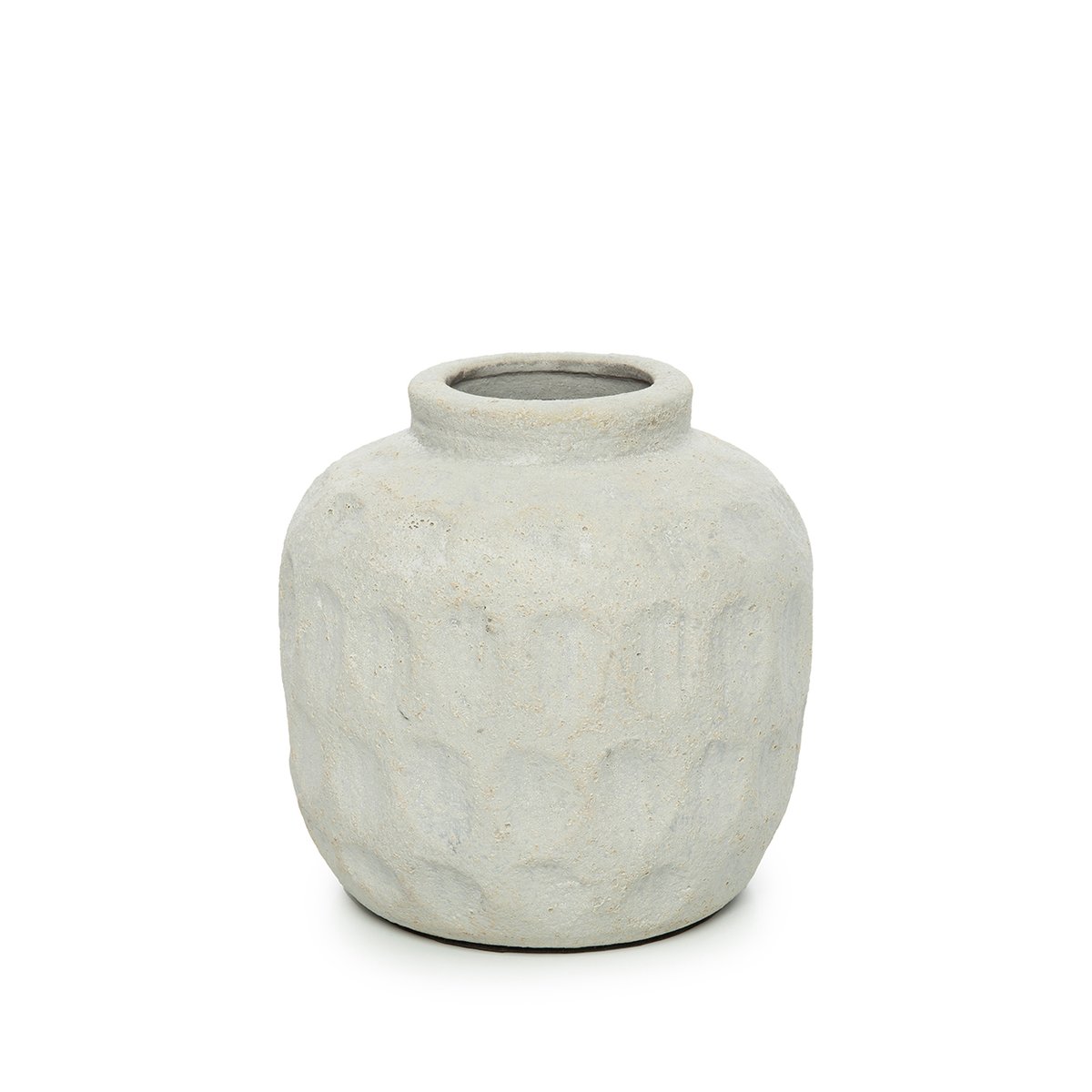 Vase en terre cuite TRENDY béton, BAZAR BIZAR