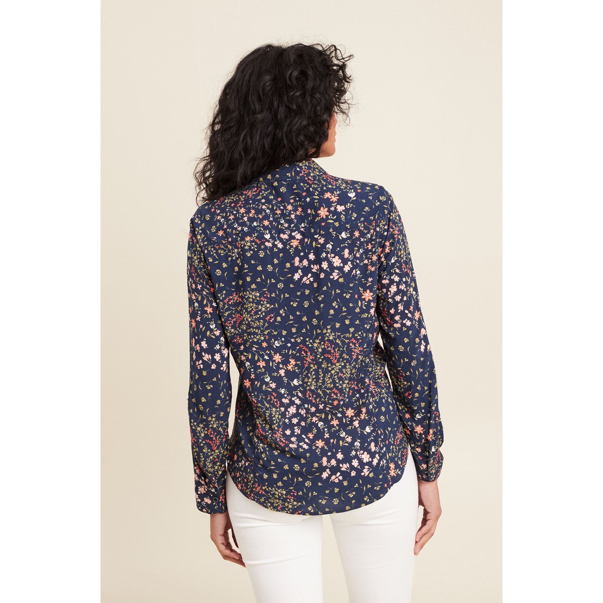 Chemise manches longues bleu marine, BREAL