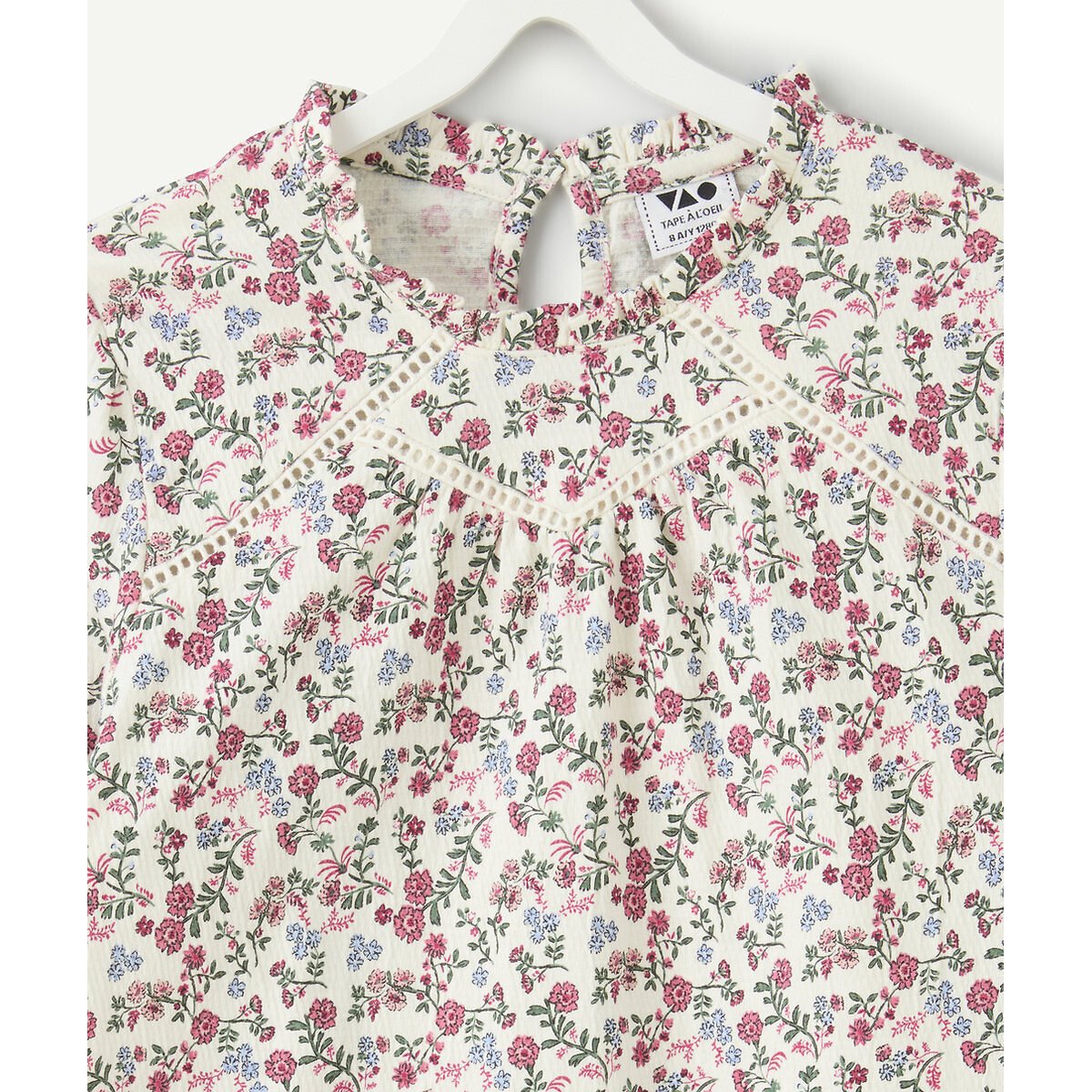 Long-Sleeved Floral Print T-Shirt floral print, TAPE A L'OEIL