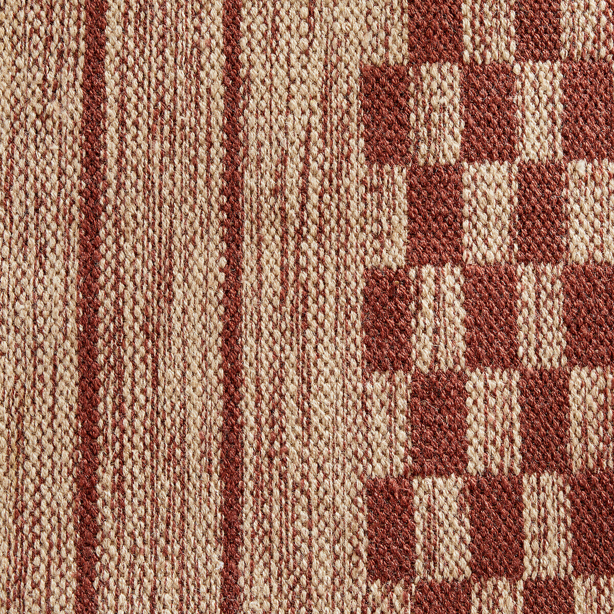 Tapis extérieur réversible en PET, Madotto naturel/terre cuite, AM.PM