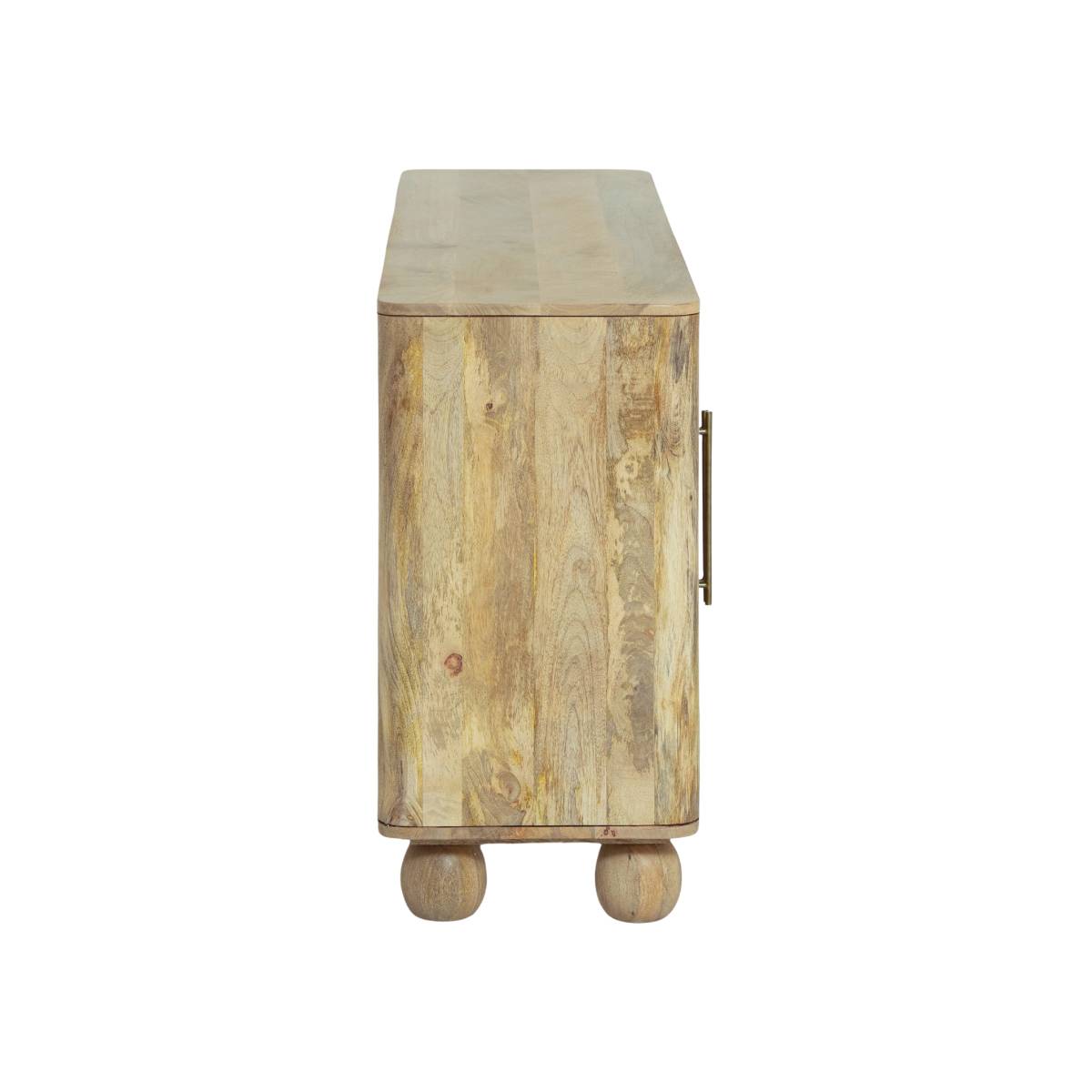 Buffet en bois de manguier THORA bois clair, MADE IN MEUBLES