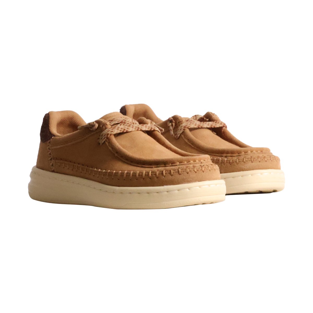 Mocassin Basse Harper Moc Crafted Suede tan, HEY