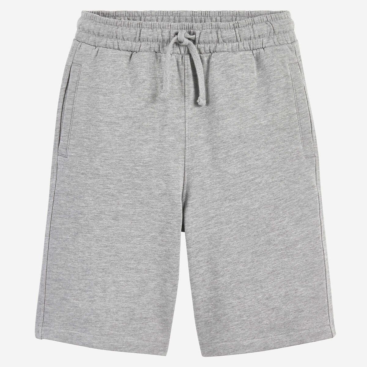 Bermuda oversize in felpa grigio chiné , LA REDOUTE COLLECTIONS