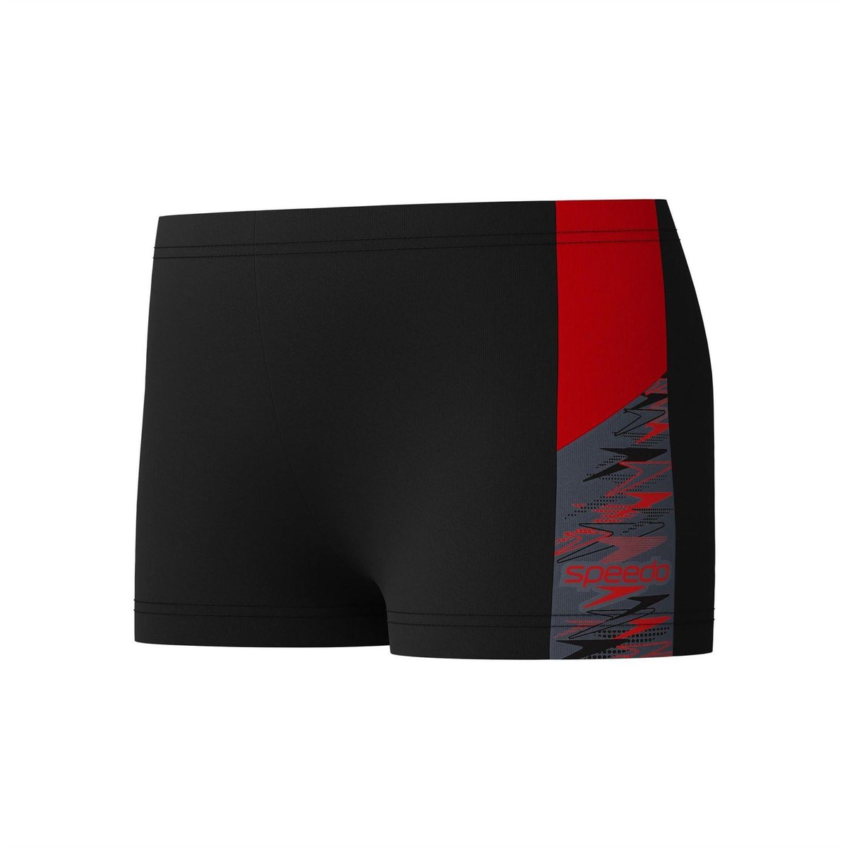 Short de bain motif/style imprimé DIVE anthracite / rouge imprimé, SPEEDO