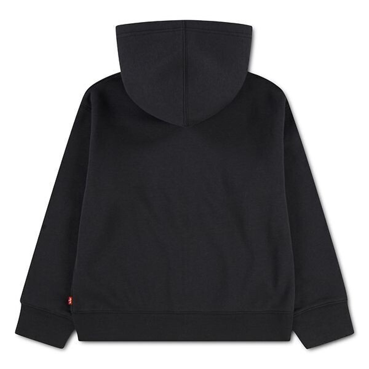 Kapuzen-Sweatshirt mit Reissverschluss und Logo auf der Brust aus Molton schwarz, LEVI'S KIDS