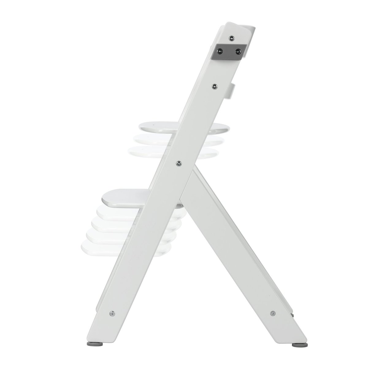 Chaise Haute Bébé En Bois Avec Coussin Timba white, BEBECONFORT