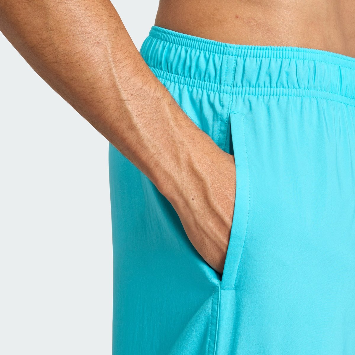 Short de bain uni lucid cyan / white, adidas Performance