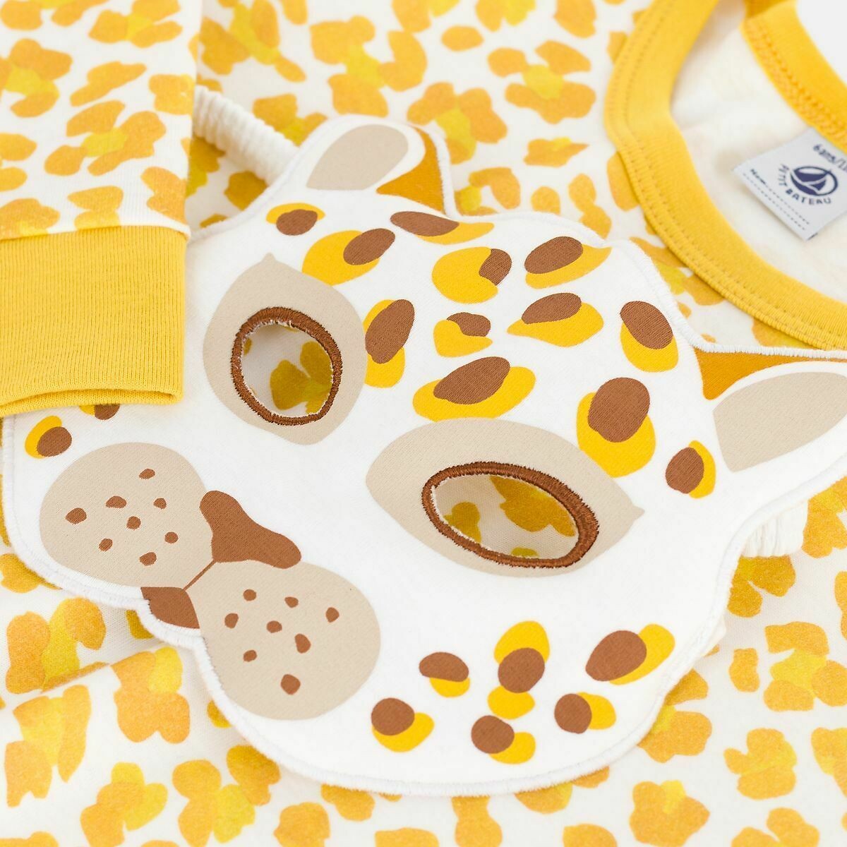 Pyjama déguisement enfant en coton imprimé léopard imprimé léopard, PETIT BATEAU