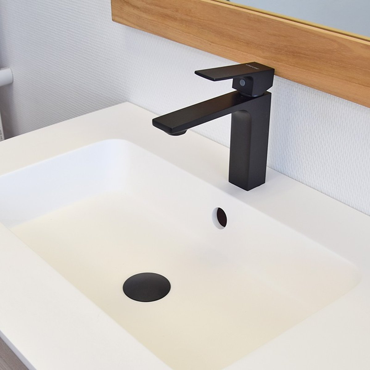 Mitigeur de lavabo, Saona noir, EVIDENCE