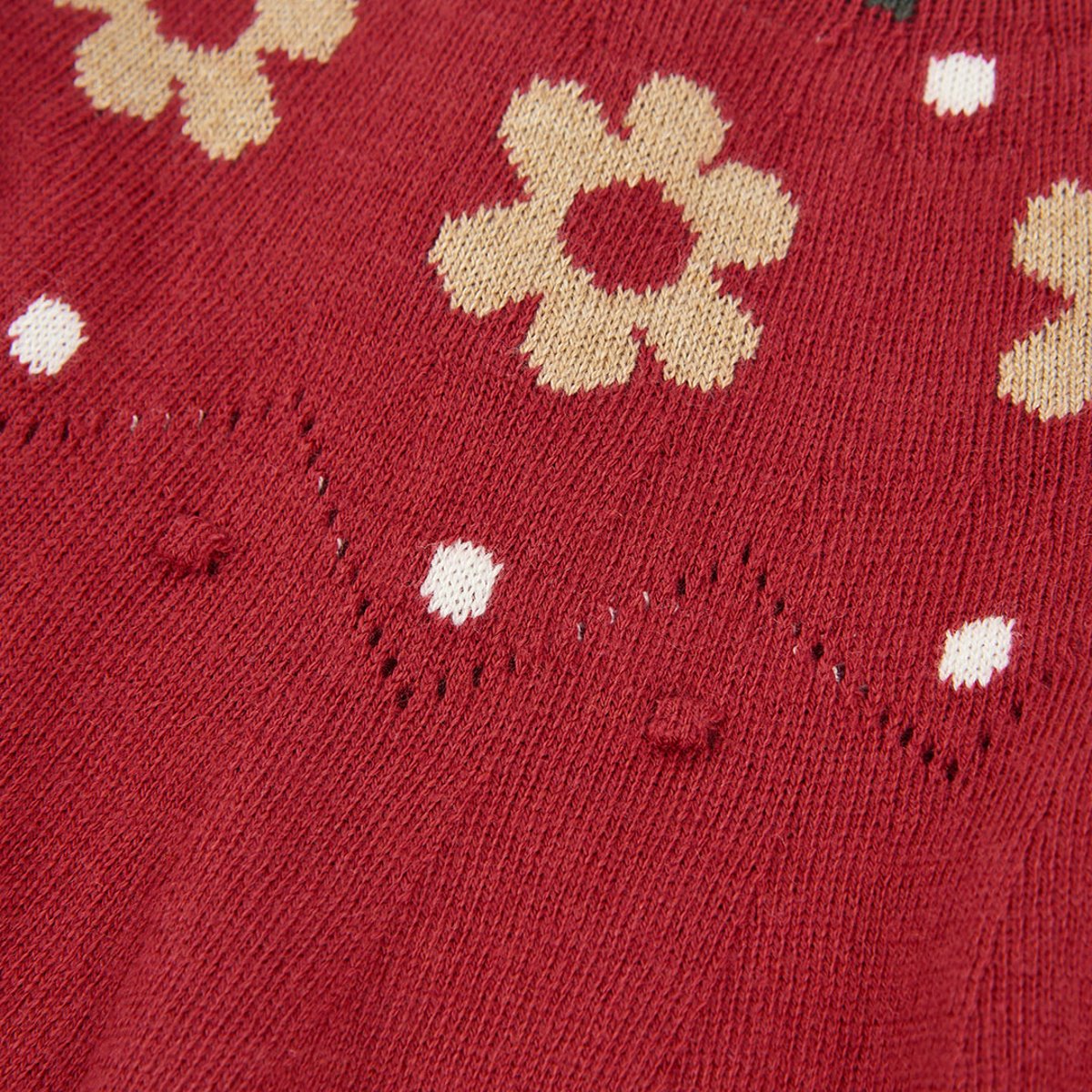 Robe fille imprimée fleurs rouge, BOBOLI