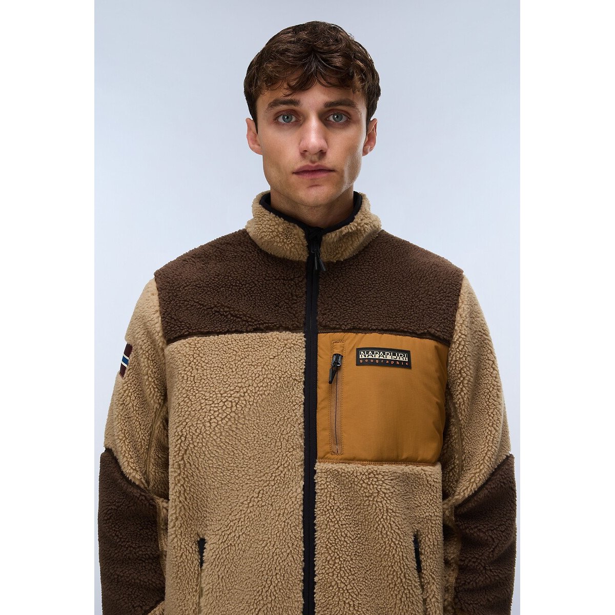 Polar con cremallera, Yupik beige/marrón, NAPAPIJRI
