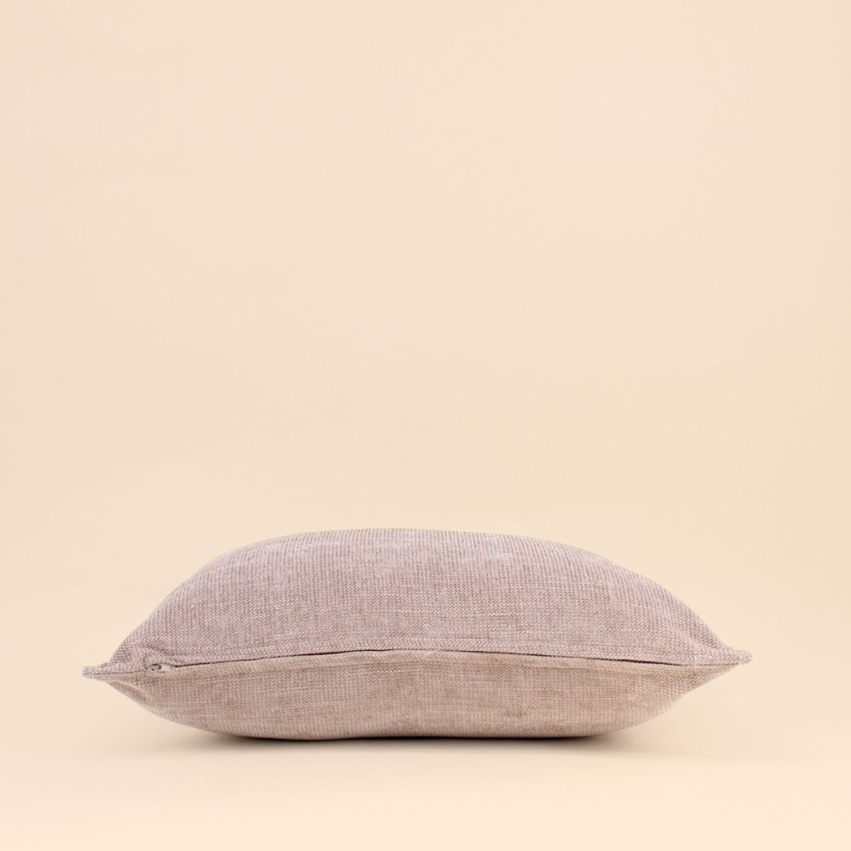 Coussin rectangulaire 30x50cm en tissu gris, ORNAMI