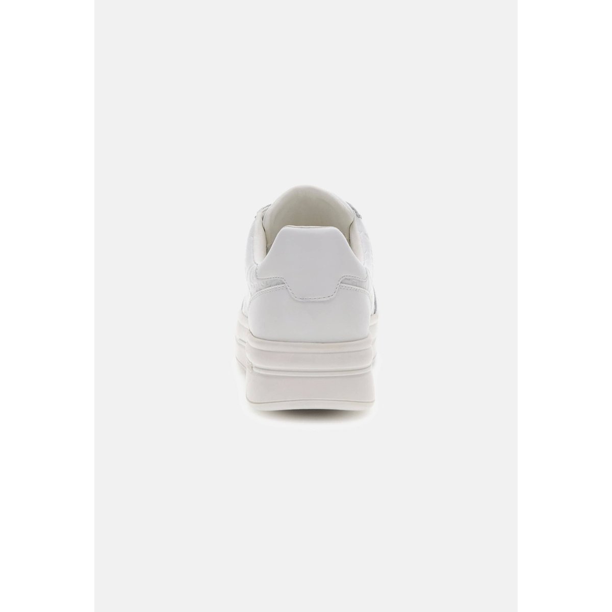 Sneakers Winno Cuir Mélangé blanc, GUESS