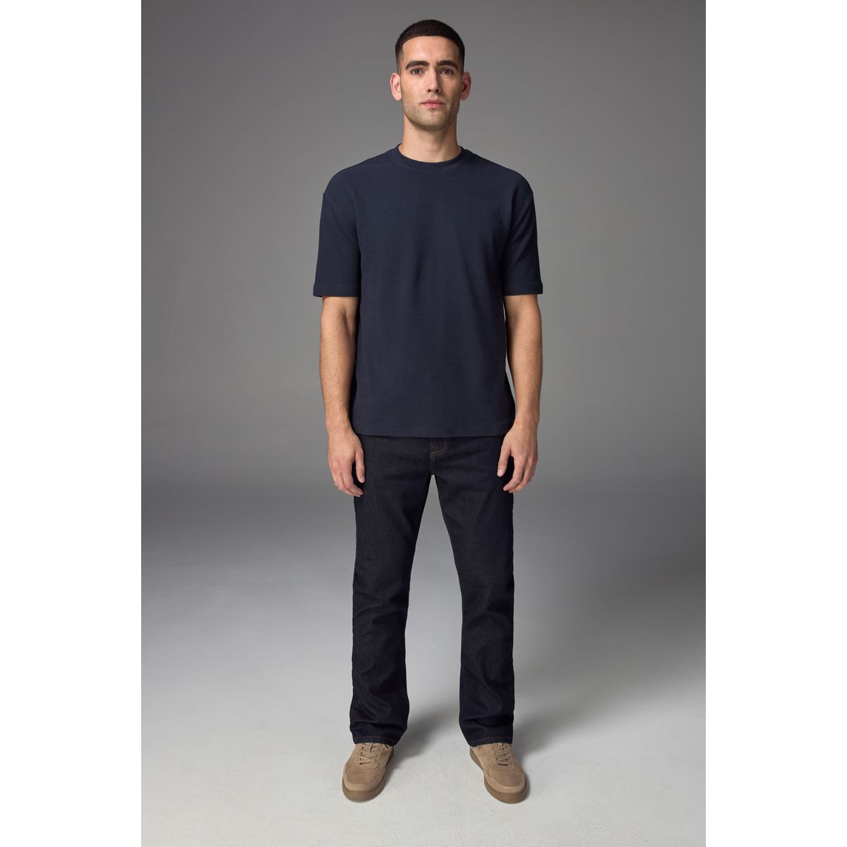 Jean bootcut stretch classique rinçage bleu indigo, NEXT