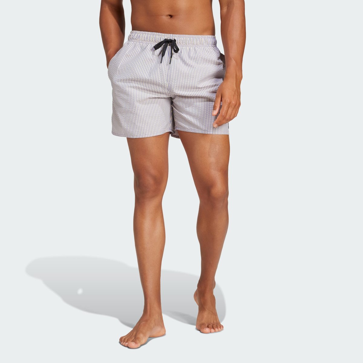 Short de bain court Stripey Classics cobalt blue / black, ADIDAS SPORTSWEAR
