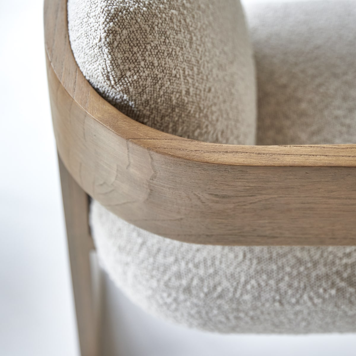 Chaise en Mindi clair massif, BOTI beige, TIKAMOON