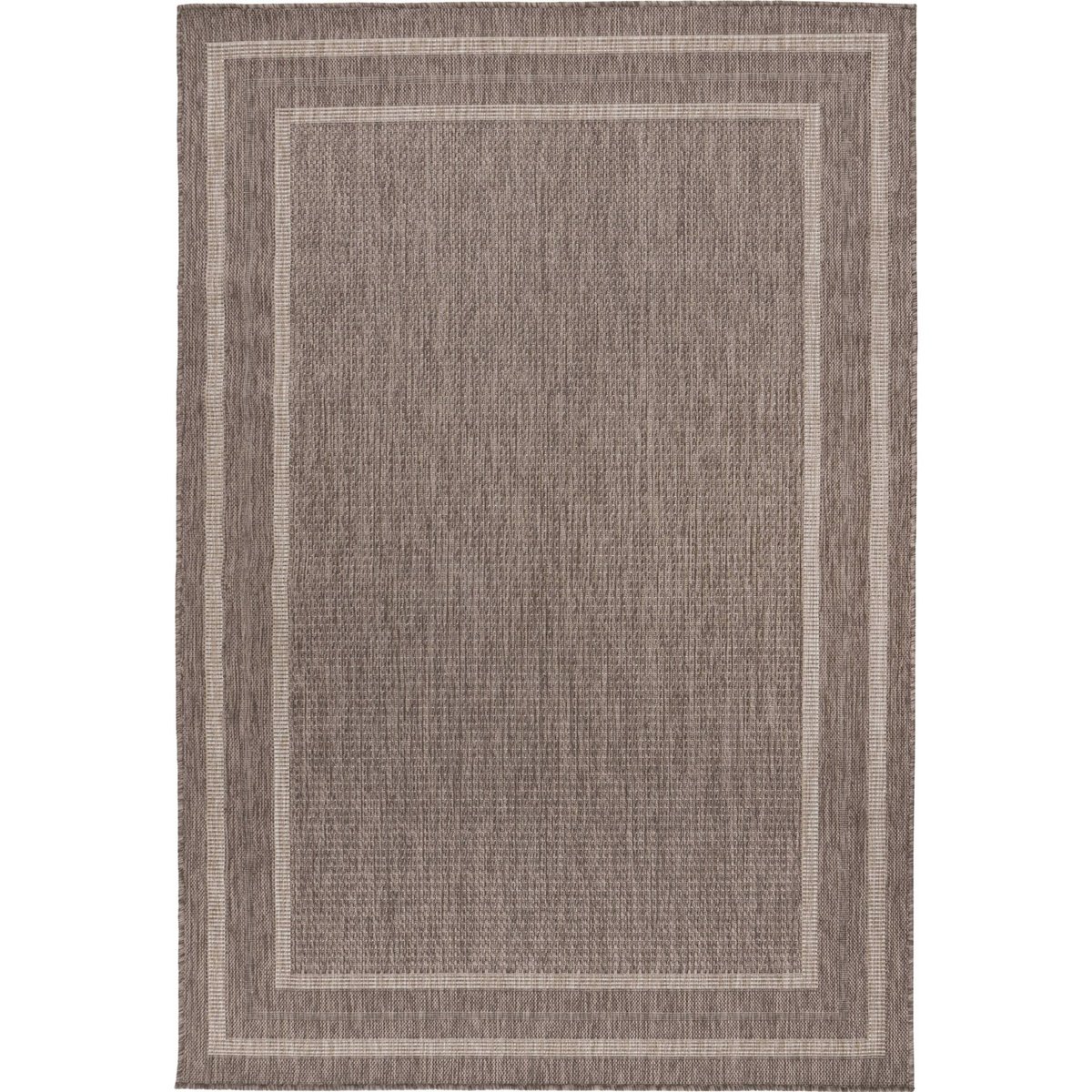 Tapis rectangulaire, Nibru taupe gris chaud chiné, ARTE ESPINA