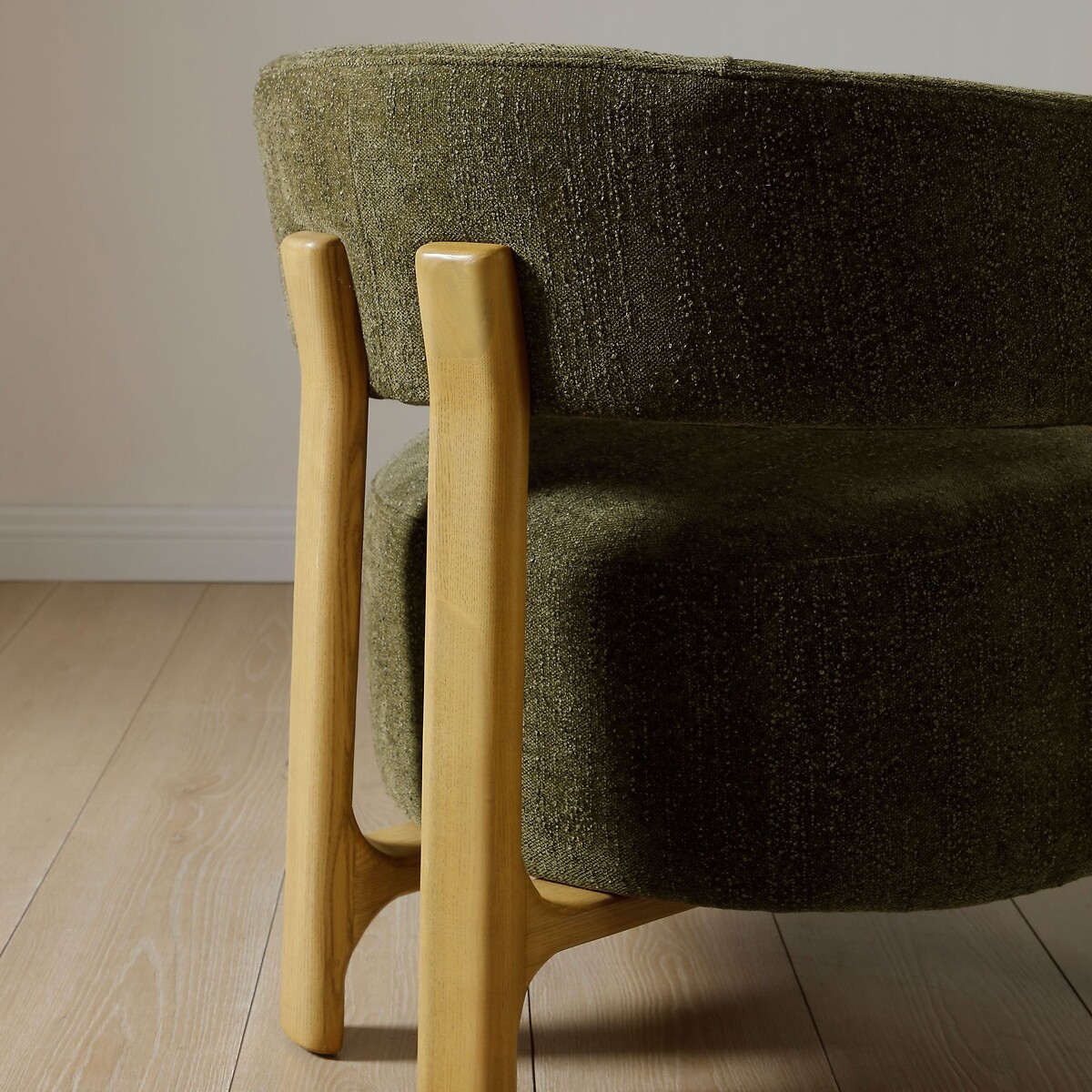 Ablo Curve Chenille Tub Chair olive, ÉDITÉ