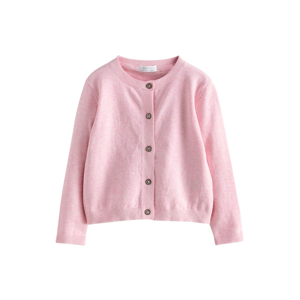 Cardigan boutonné, lot de 2 rose/blanc, NEXT