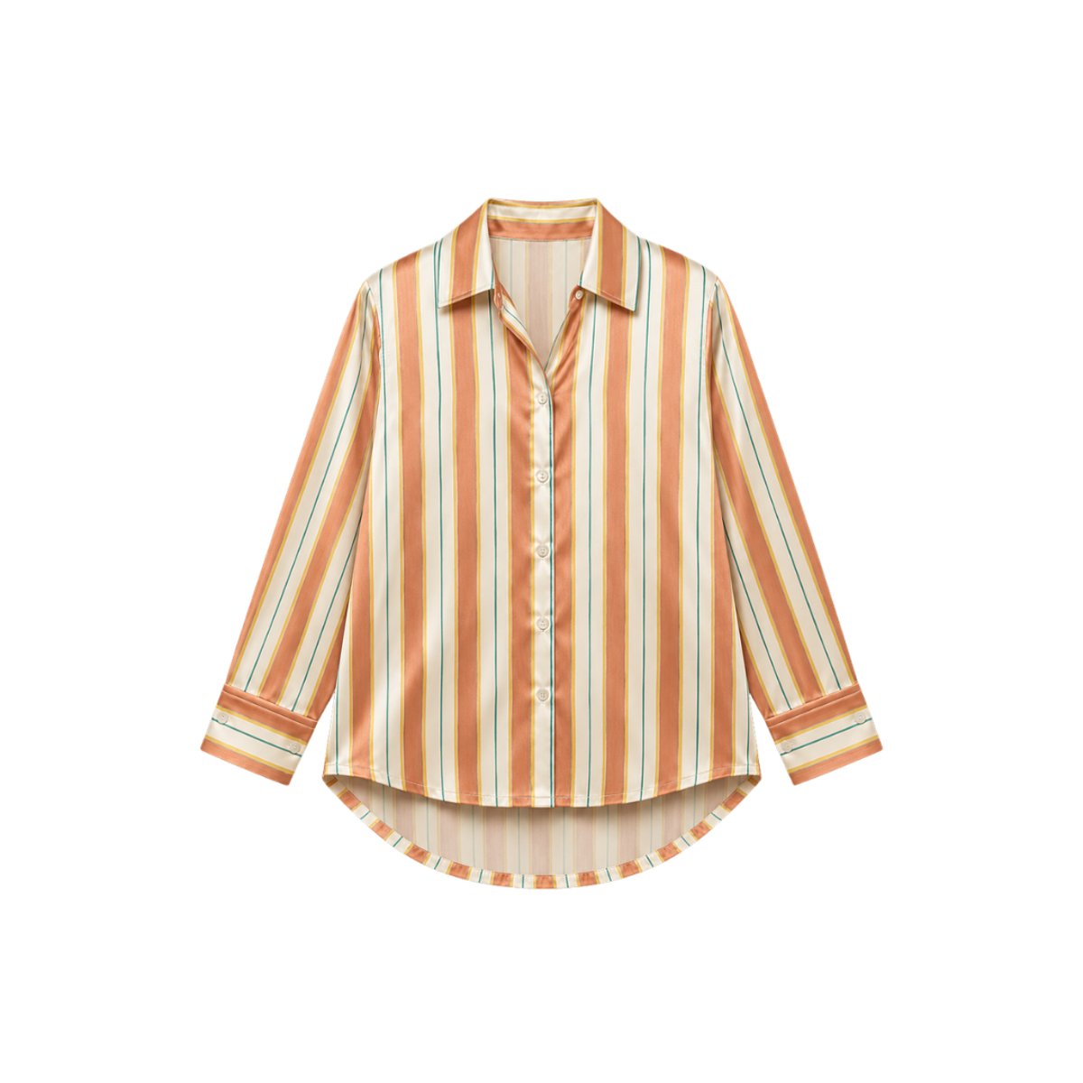Chemise Oversize 100% pure soie de mûrier lignes divines, EMILY'S PILLOW