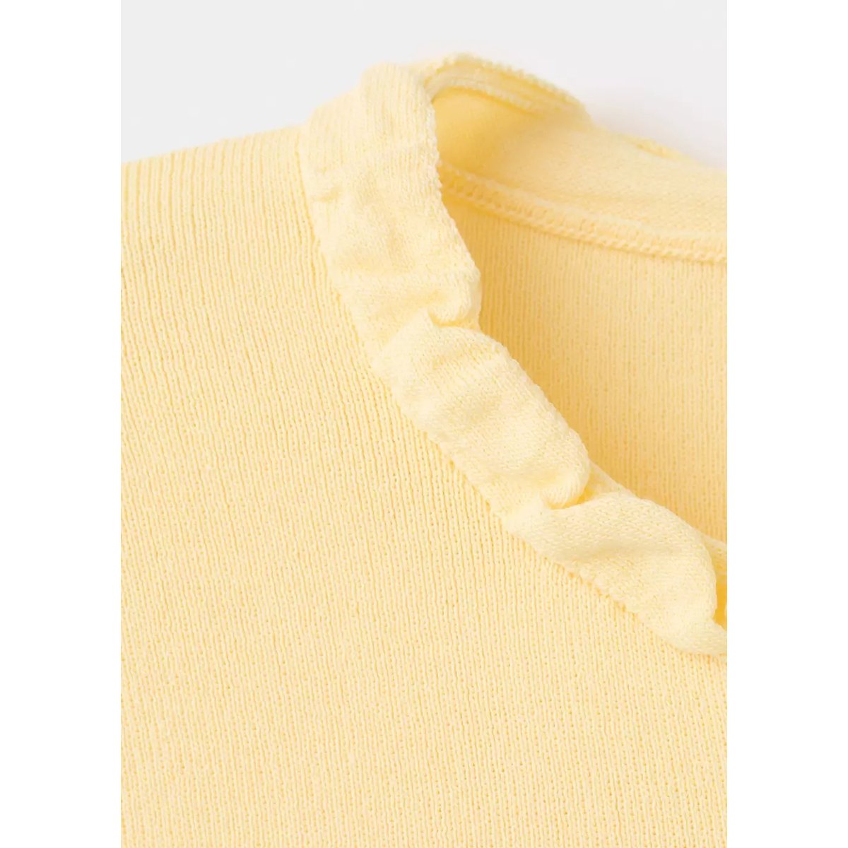 Pull-over maille fine boutons vanille, MANGO