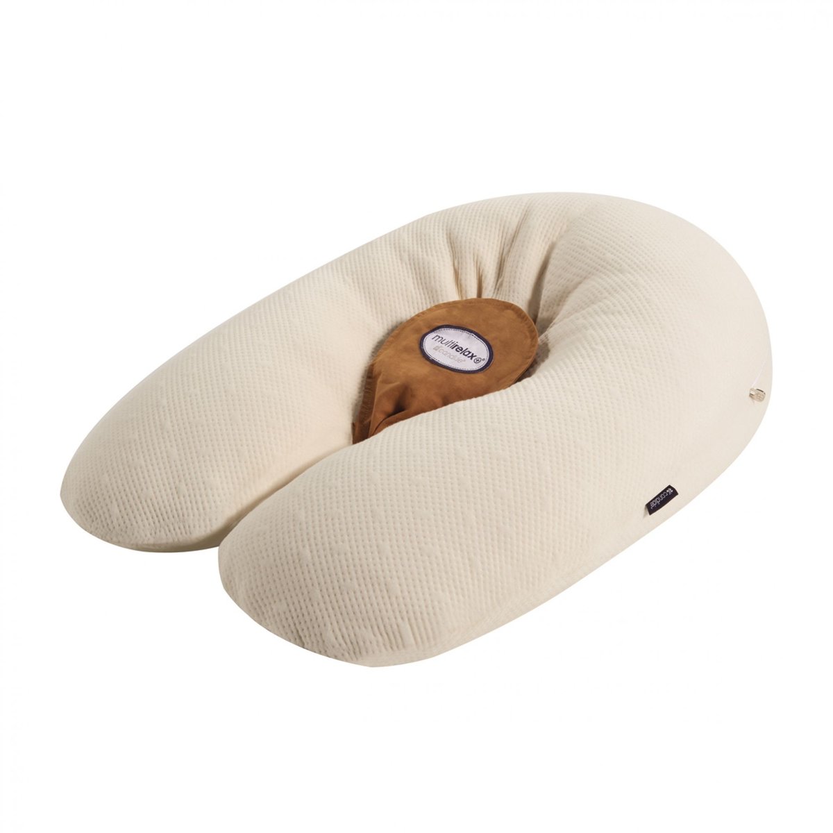 Coussin d'allaitement Multirelax+ Organic coton beige beige, CANDIDE