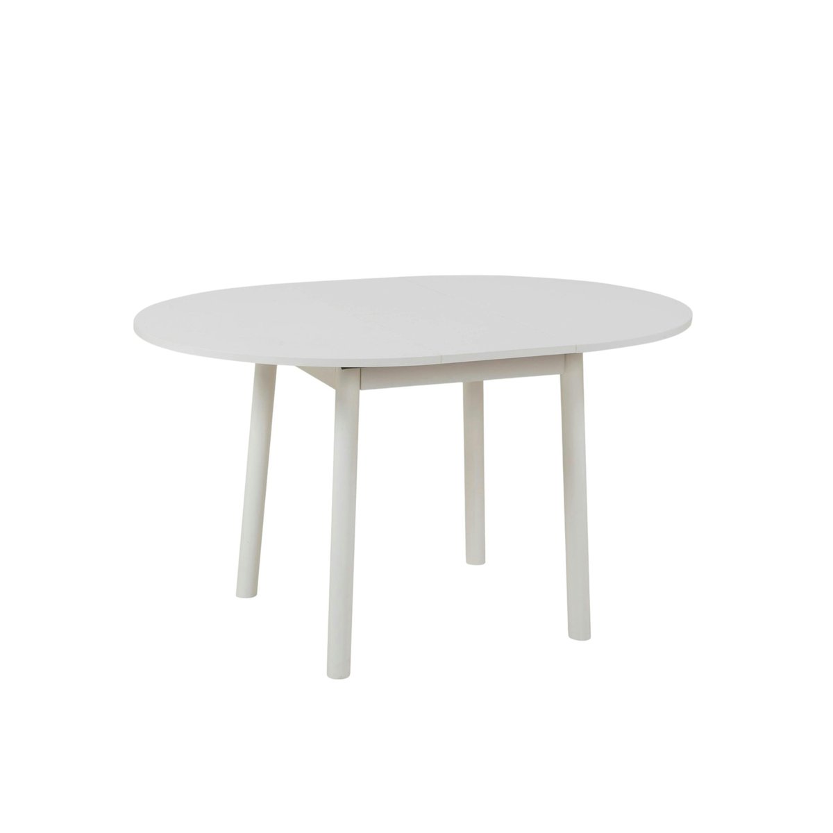 Table ronde extensible - 4 places ARDEN blanc, PIER IMPORT