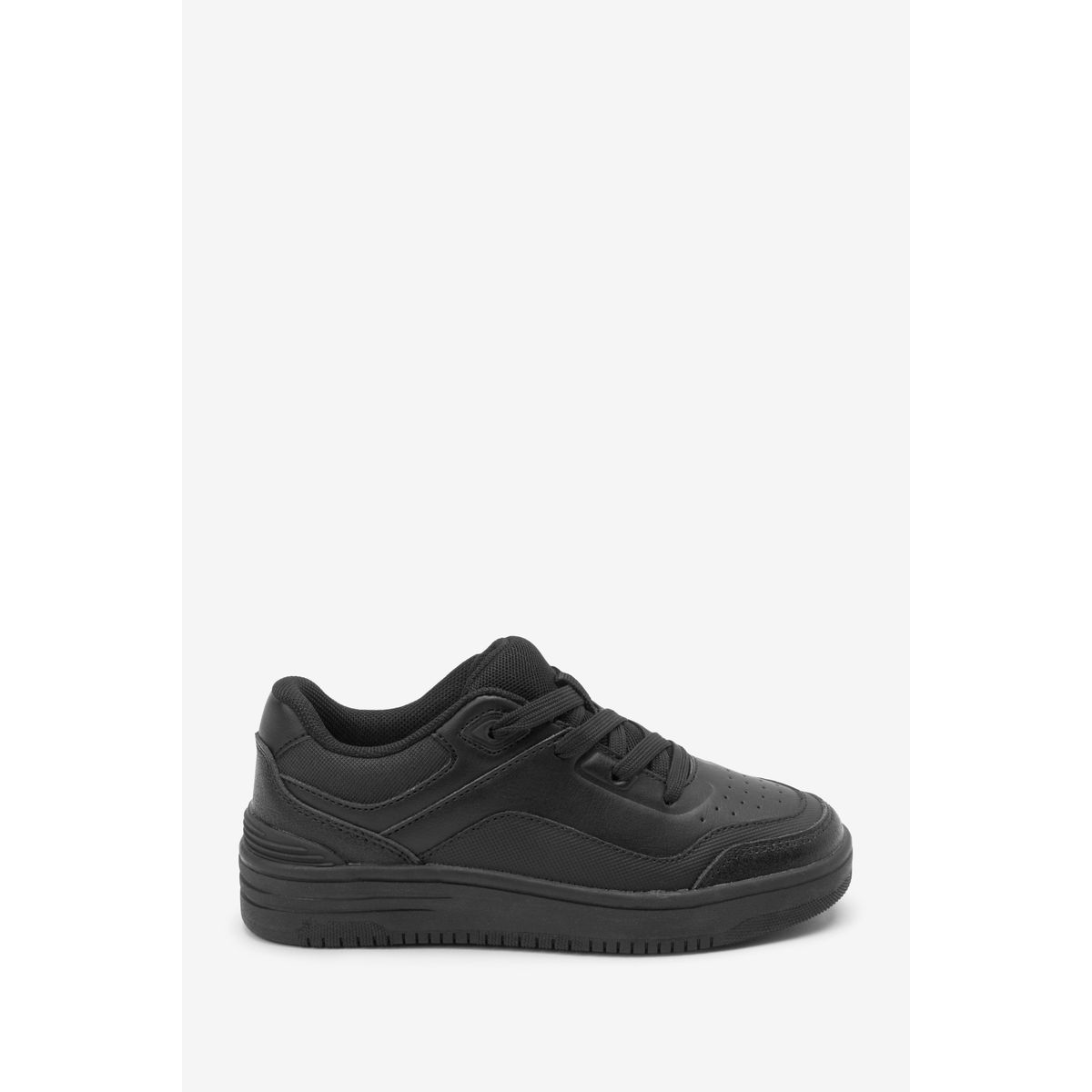 Chaussures À Lacets En Cuir noir, NEXT