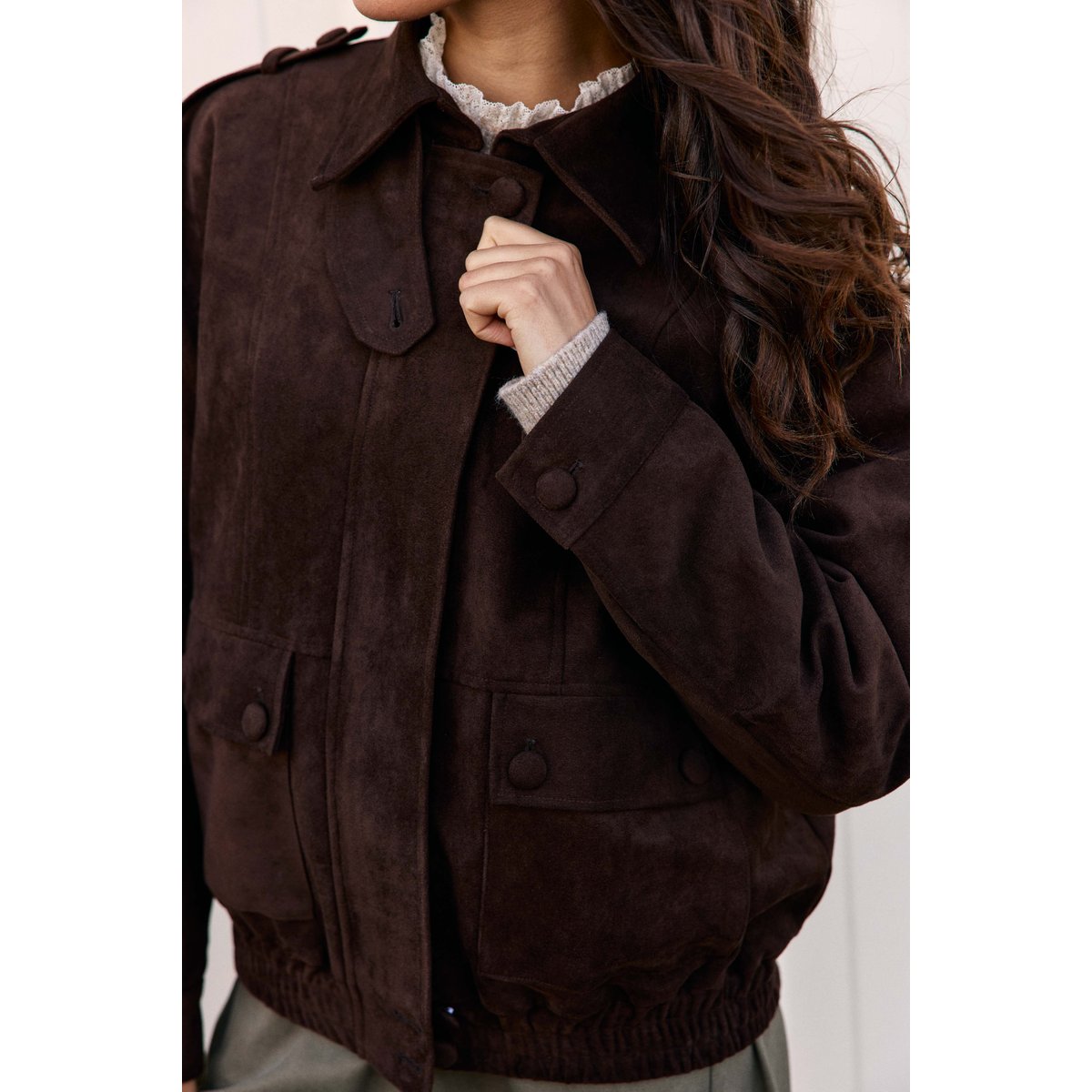 VESTE uni VECK 16-marron, LA PETITE ETOILE