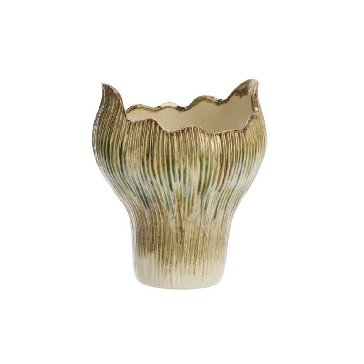 Vase céramique organique sculptural beige, MADAM STOLTZ