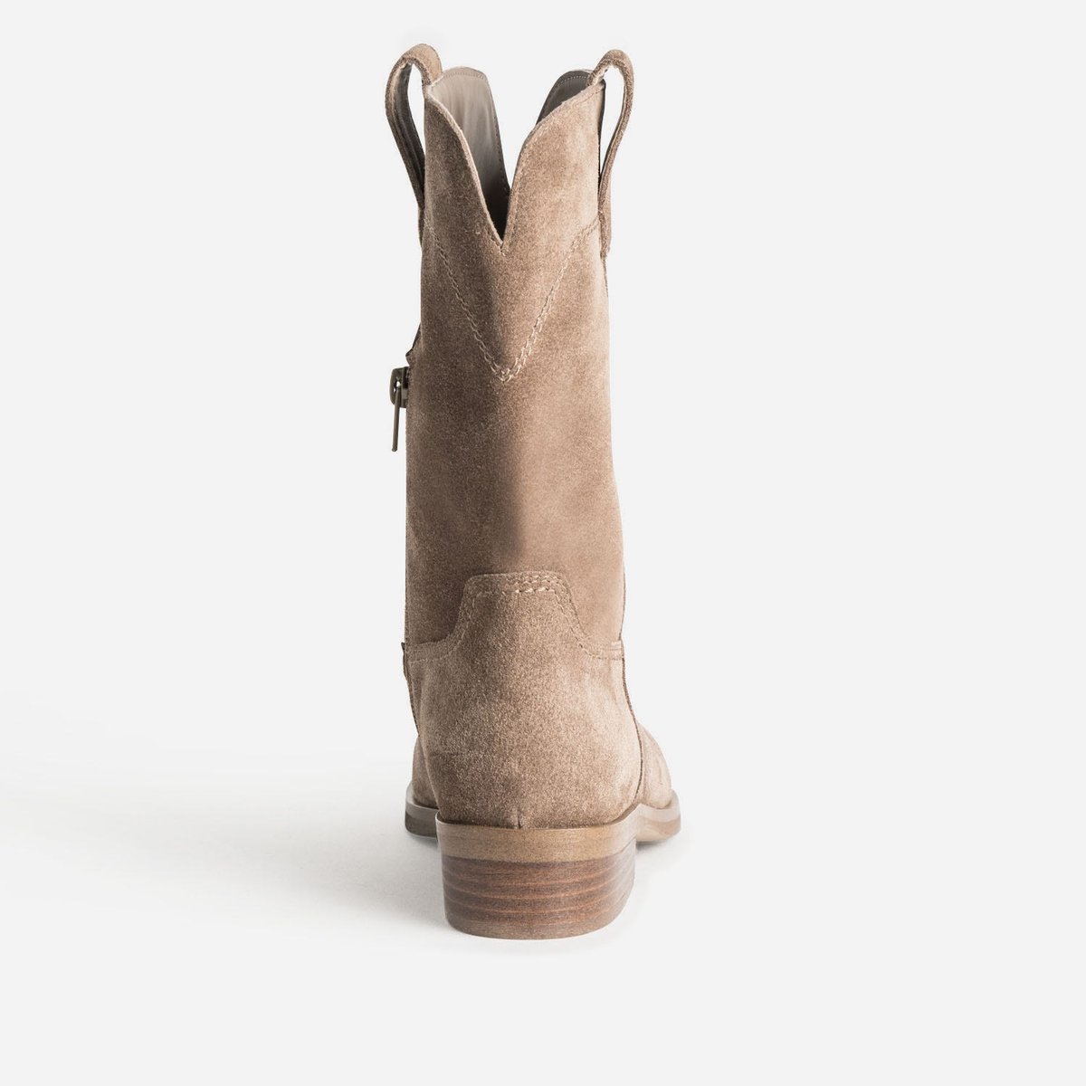 Boots en cuir LILI taupe, ERAM