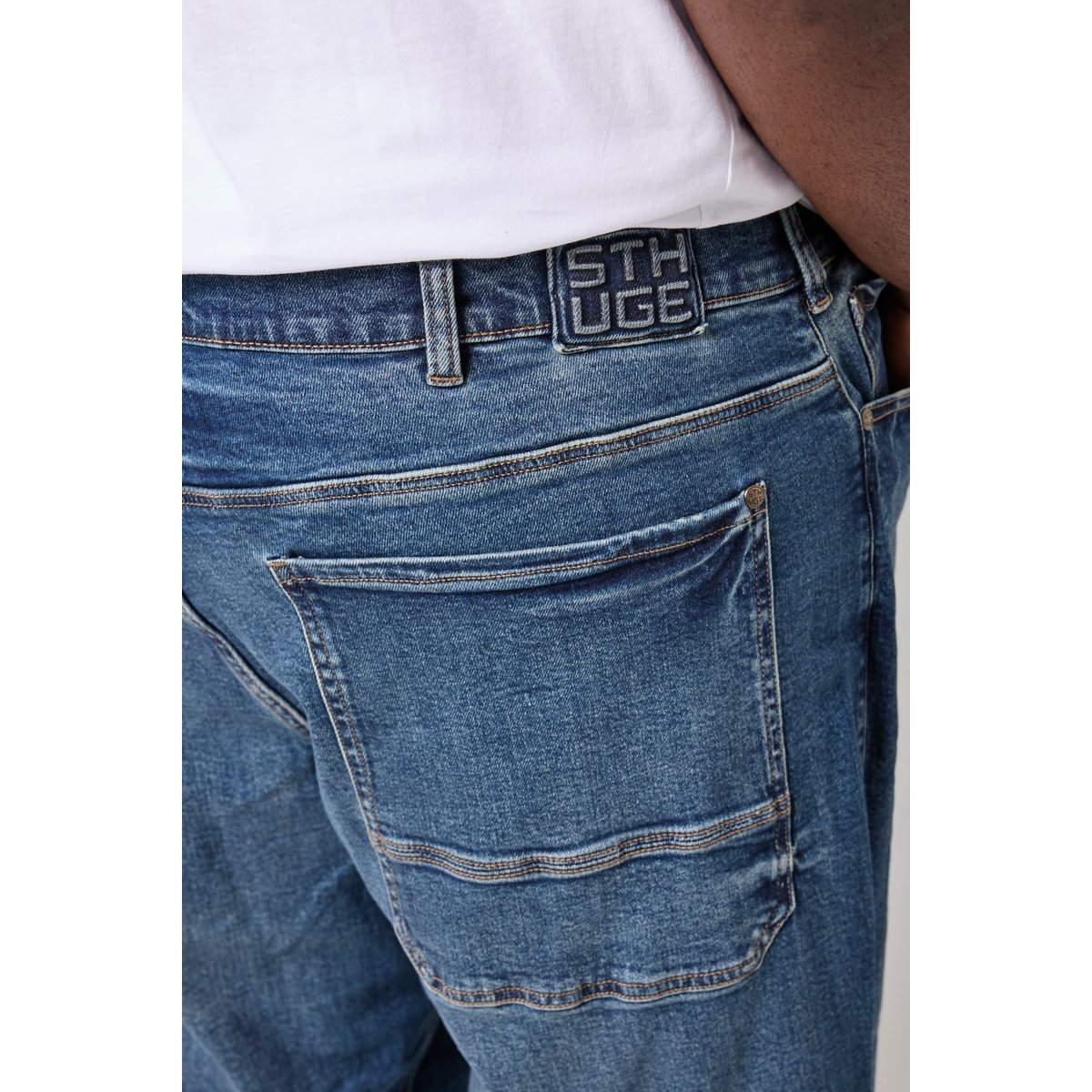 Jean 5 poches bleu clair, STHUGE