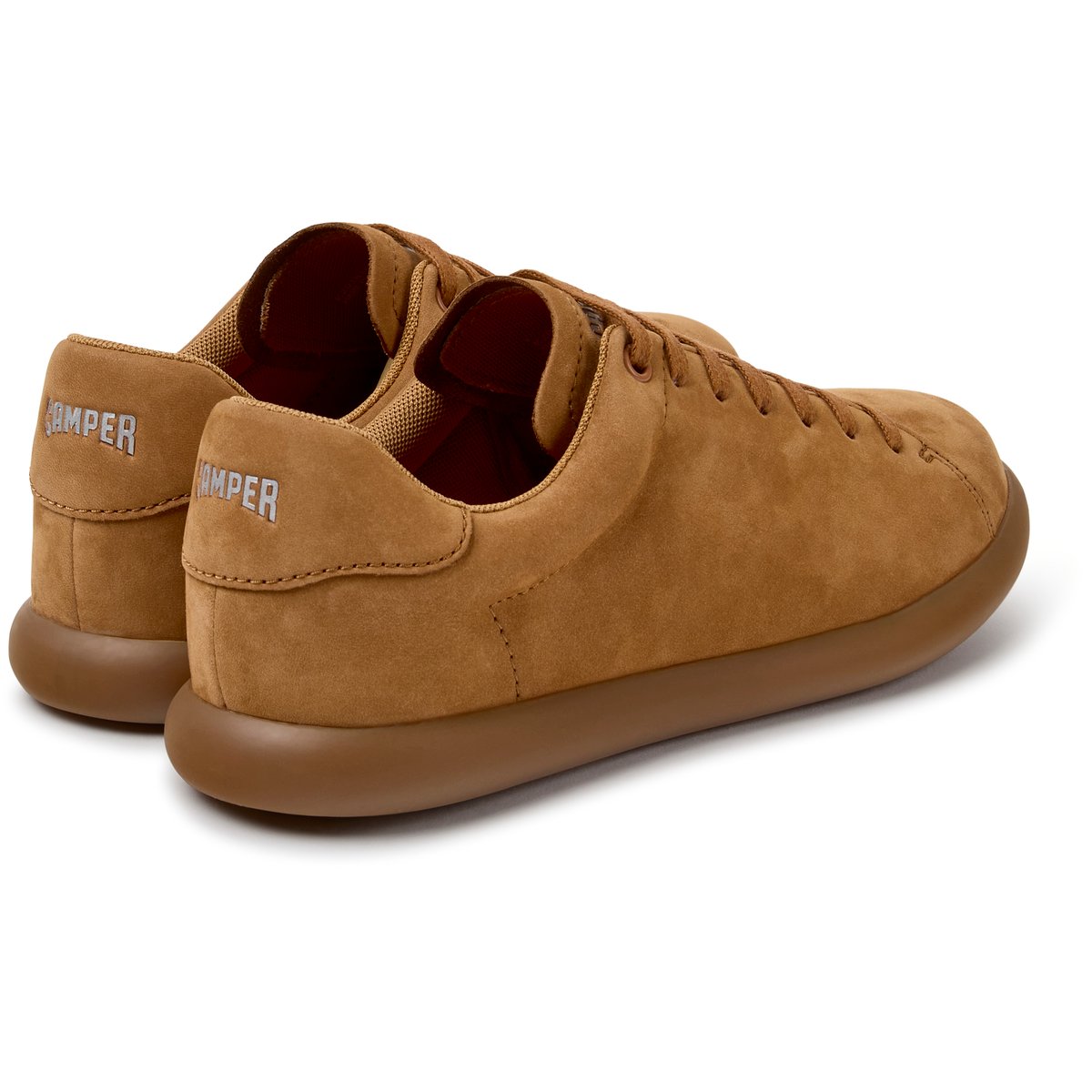 Baskets Pelotas Soller Nubuck Leather brun moyen 006, CAMPER