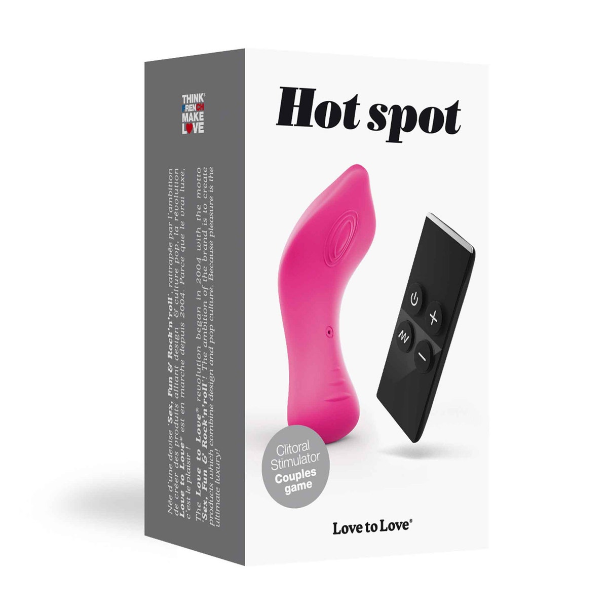Stimulateur Clitoridien Hot Spot 6072053 rose, LOVE TO LOVE