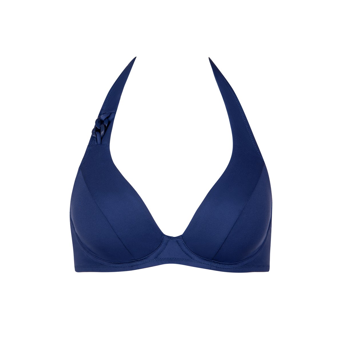 Haut maillot de bain armaturé dos nu Palma bleu marine, LISCA